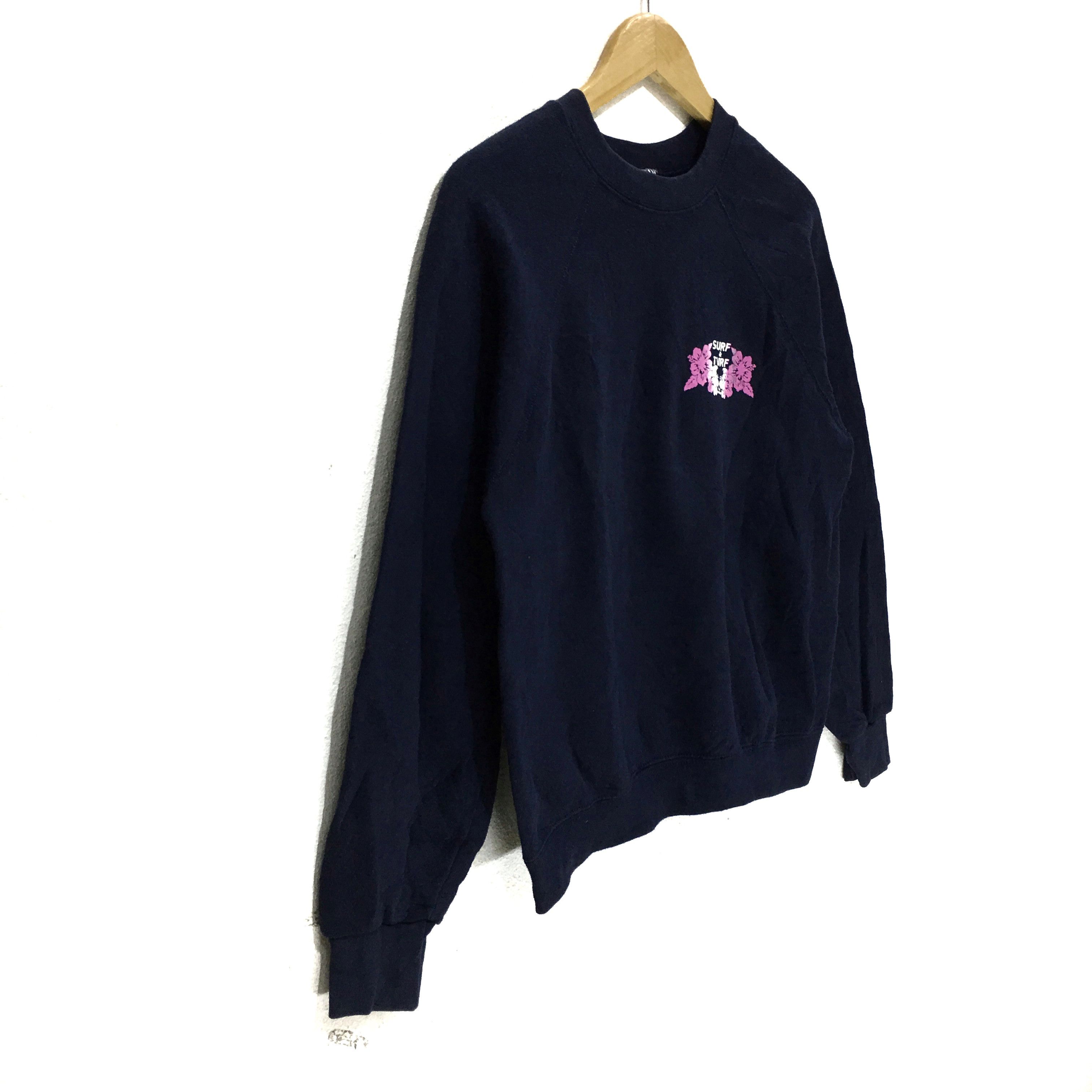Edwin × Vintage Vtg EDWIN Made In USA Surf & Turf Hawaii Sweatshirt Sweater Size M / US 6-8 / IT 42-44 - 4 Thumbnail