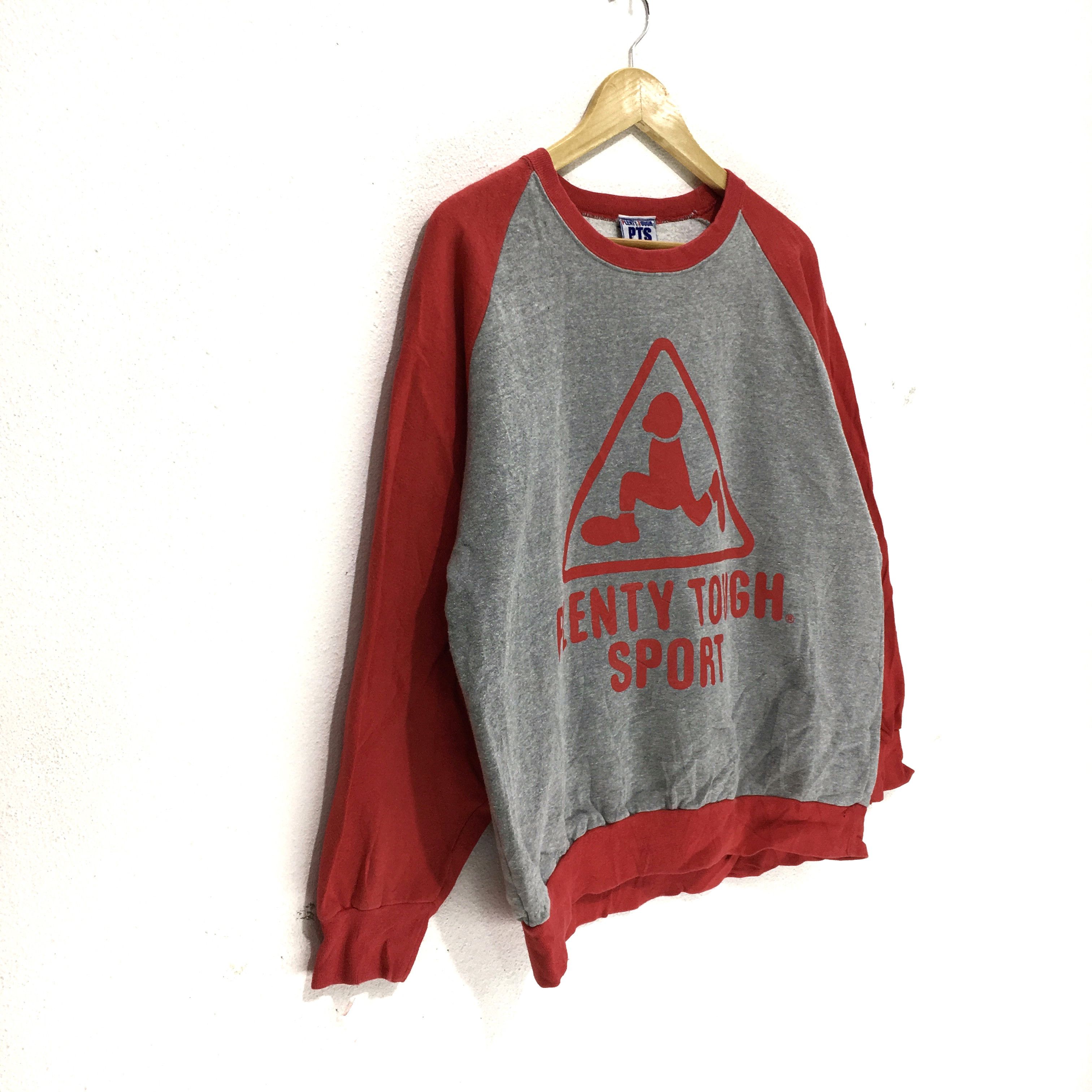 Vintage Vintage PLENTY TOUGH SPORT Sweatshirt Logo Crewneck Sweater Size US L / EU 52-54 / 3 - 4 Thumbnail