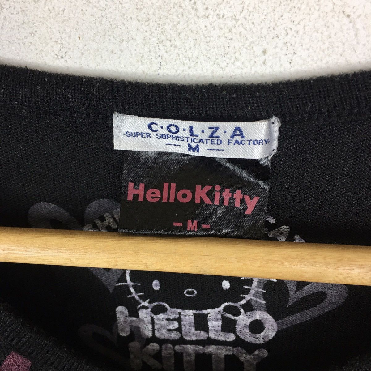 Japanese Brand × Vintage Vtg HELLO KITTY SANRIO Cartoon Anime Big Logo Sweater Size M / US 6-8 / IT 42-44 - 3 Thumbnail