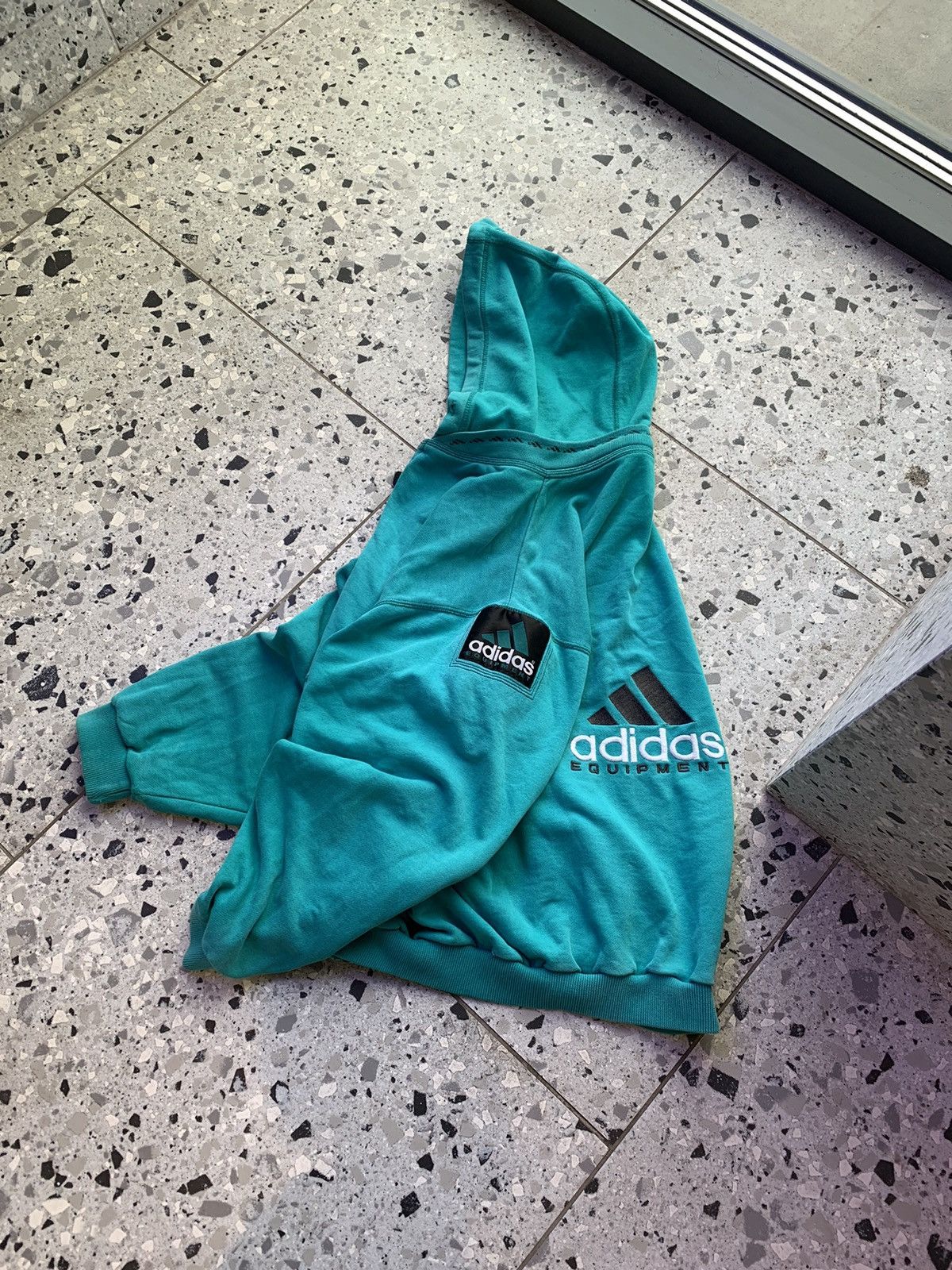 Vintage 90s Adidas Equipment EQT Zip Up Hoodie
