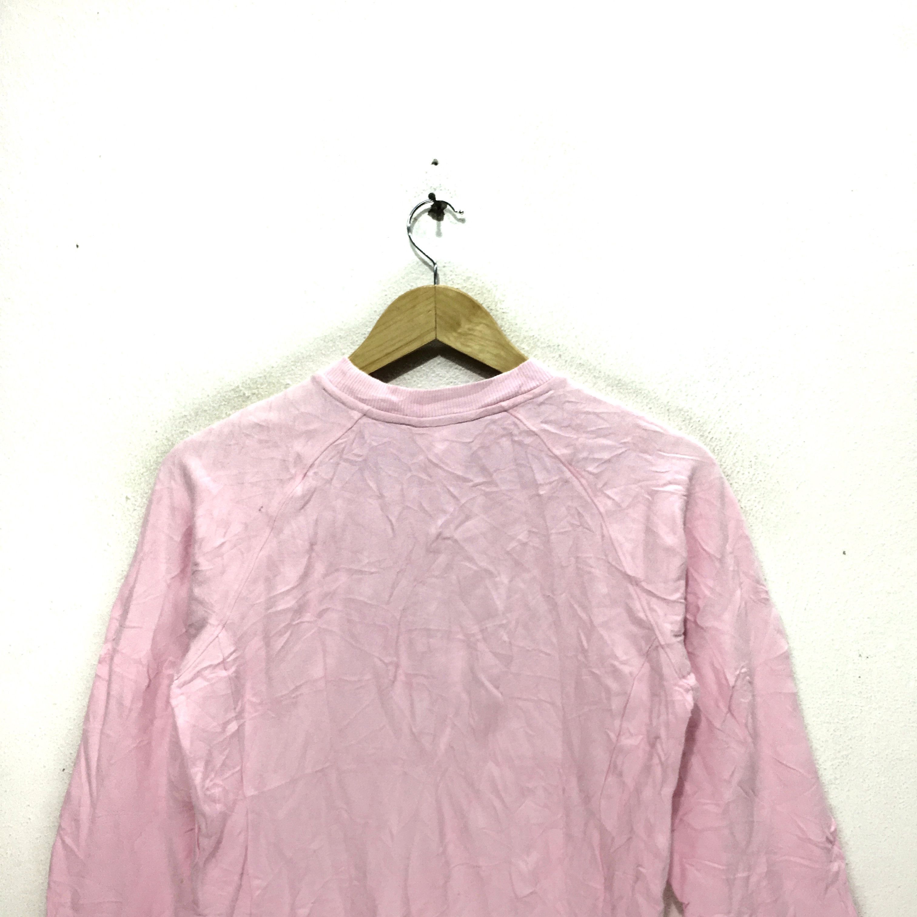 Adidas Vtg ADIDAS Pink Sweatshirt Big Logo Crewneck Sweater Size S / US 4 / IT 40 - 7 Thumbnail