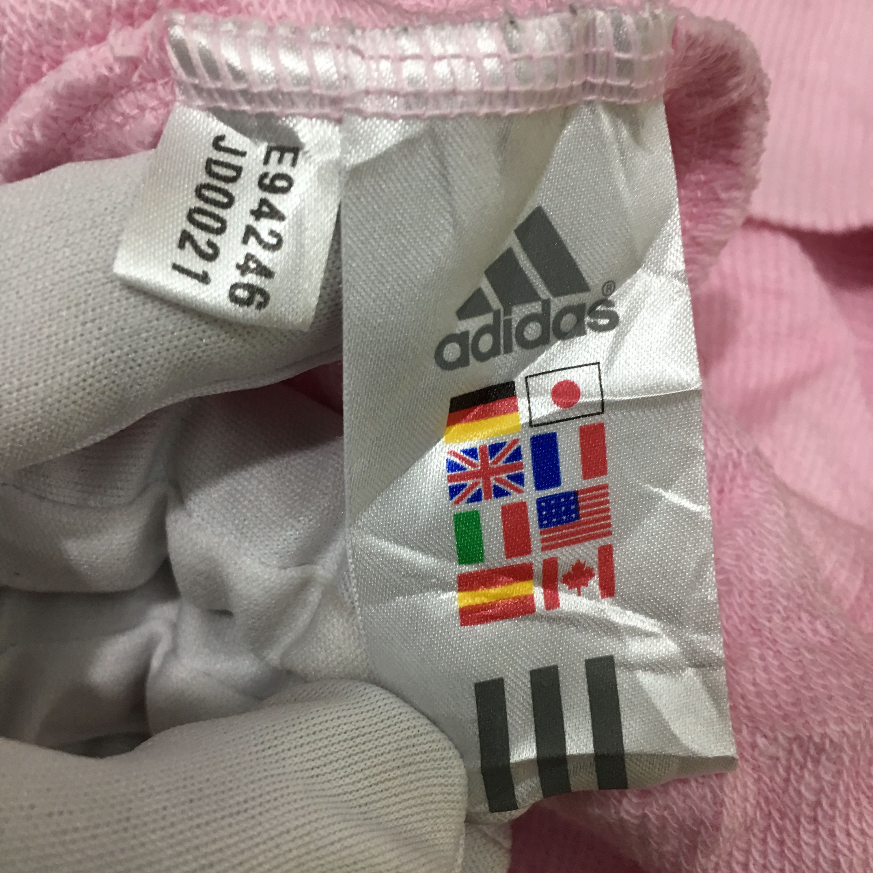 Adidas Vtg ADIDAS Pink Sweatshirt Big Logo Crewneck Sweater Size S / US 4 / IT 40 - 10 Thumbnail