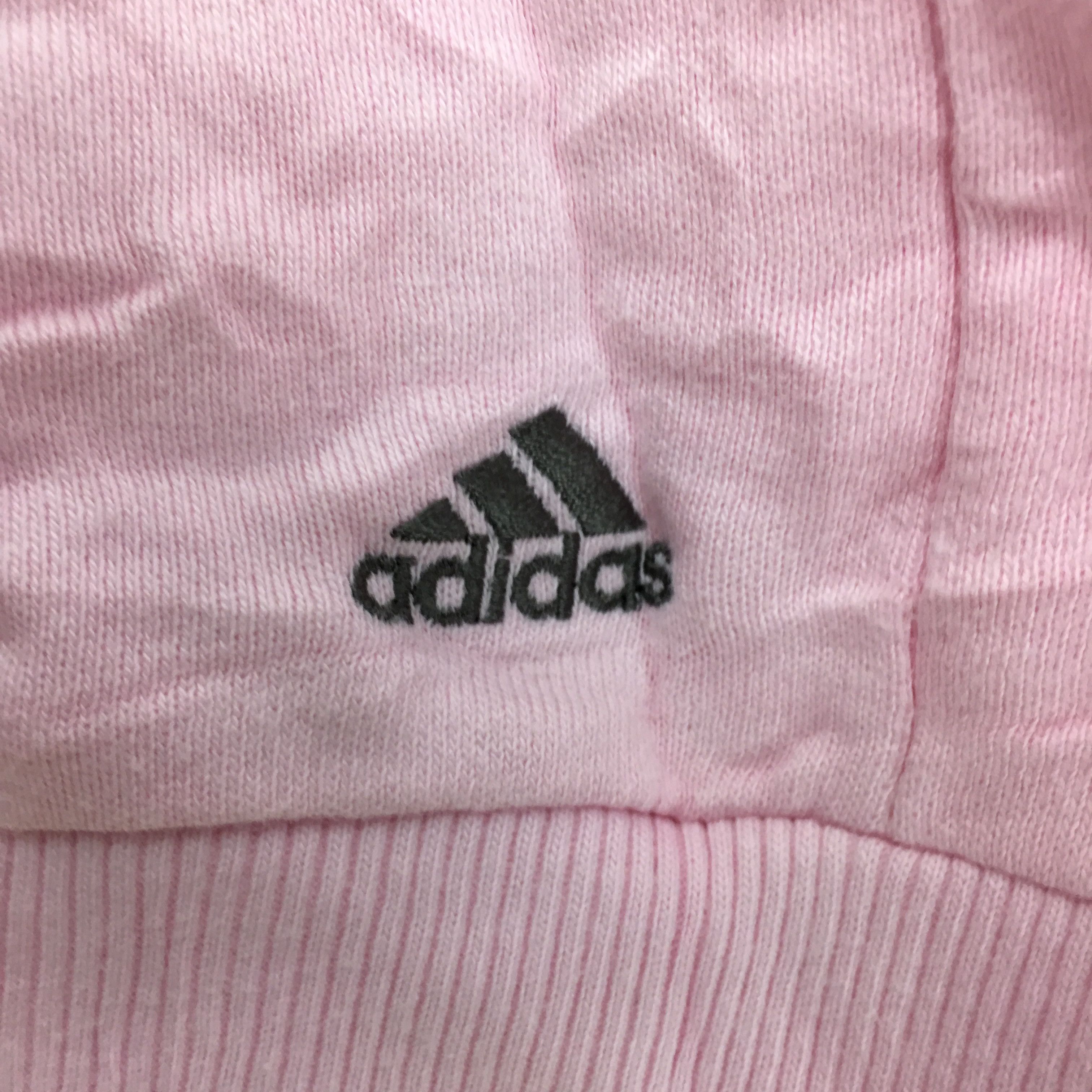Adidas Vtg ADIDAS Pink Sweatshirt Big Logo Crewneck Sweater Size S / US 4 / IT 40 - 8 Thumbnail