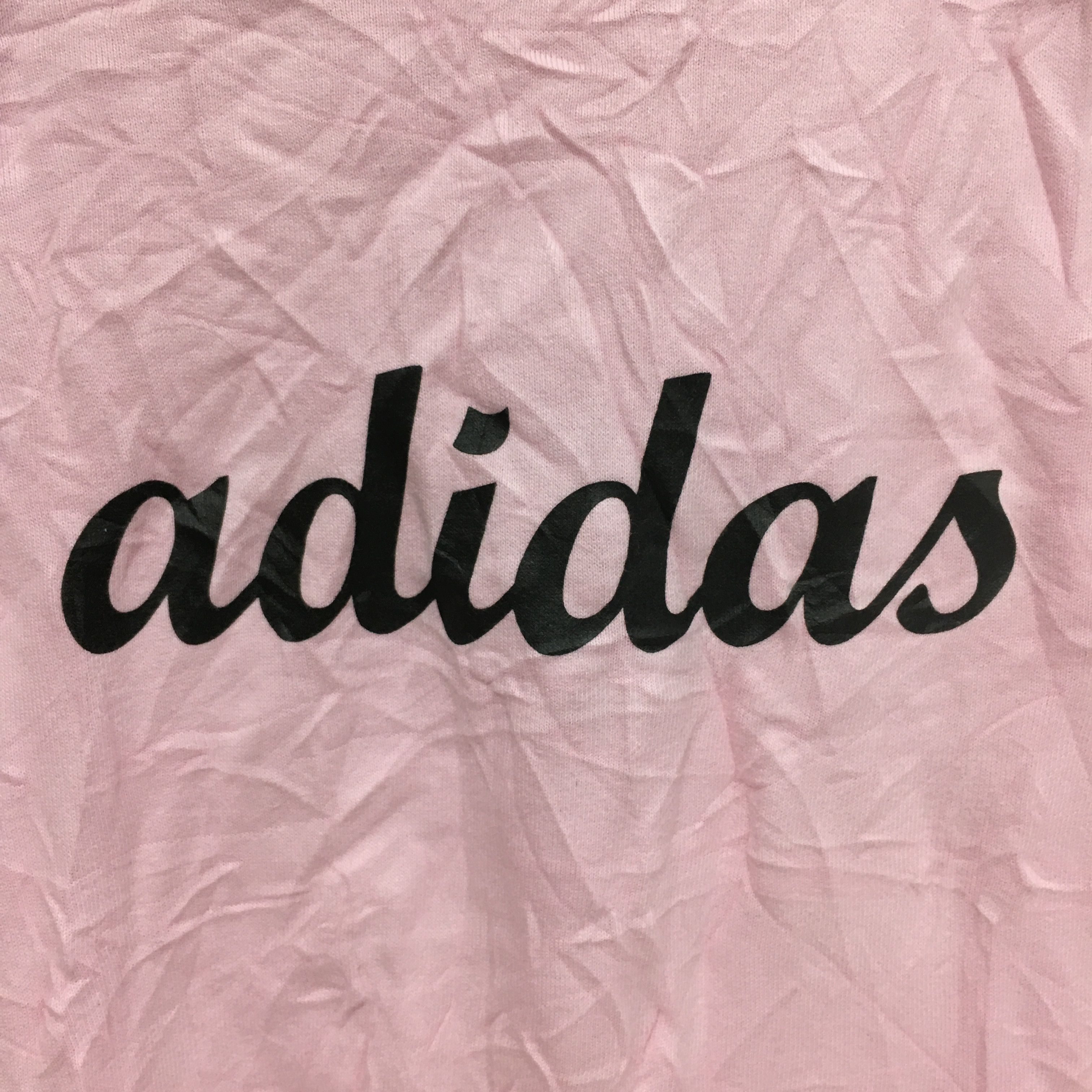 Adidas Vtg ADIDAS Pink Sweatshirt Big Logo Crewneck Sweater Size S / US 4 / IT 40 - 3 Thumbnail