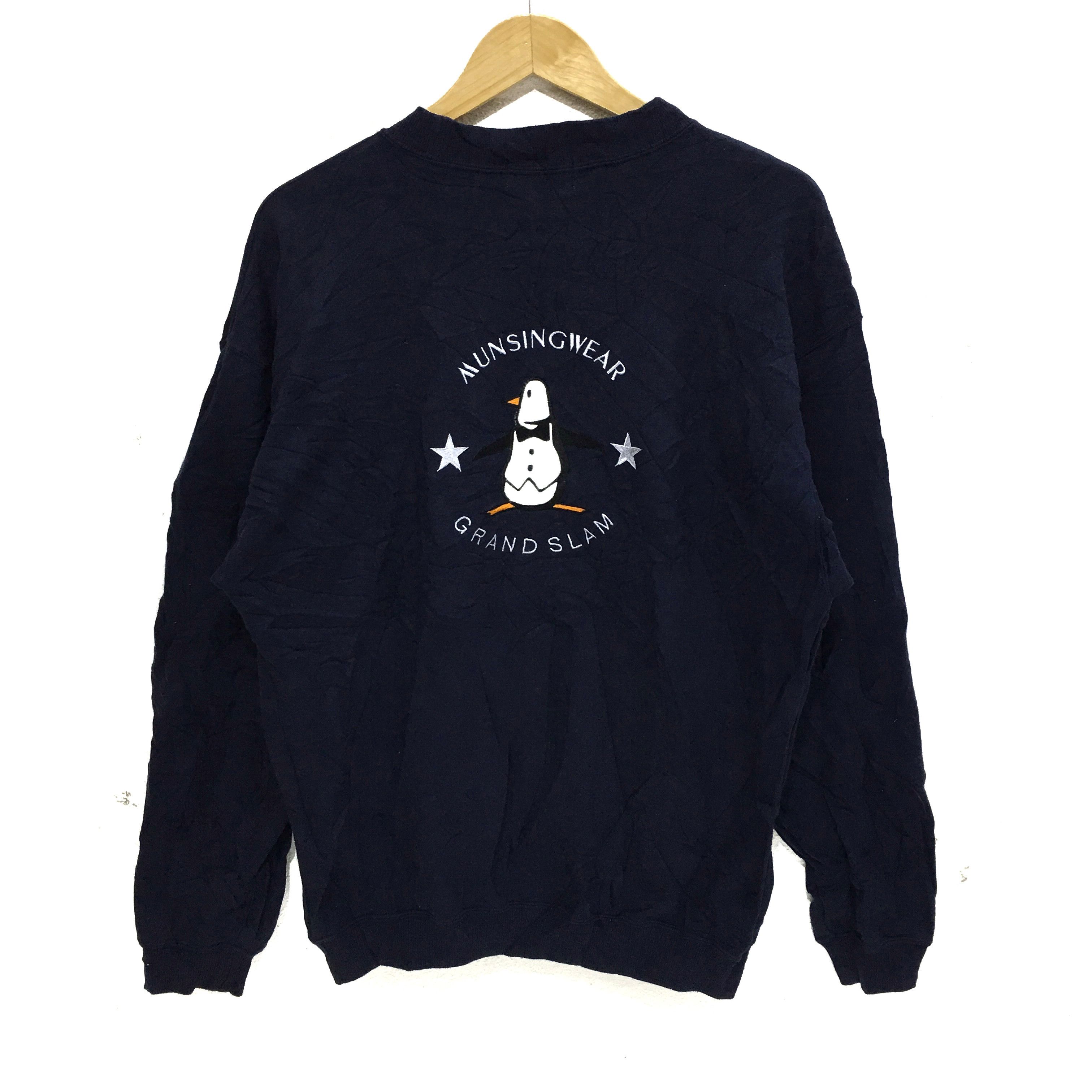 Grand Slam × Vintage Vintage MUNSINGWEAR GRANDSLAM Tennis Sweatshirt Sweater Size US L / EU 52-54 / 3 - 1 Thumbnail