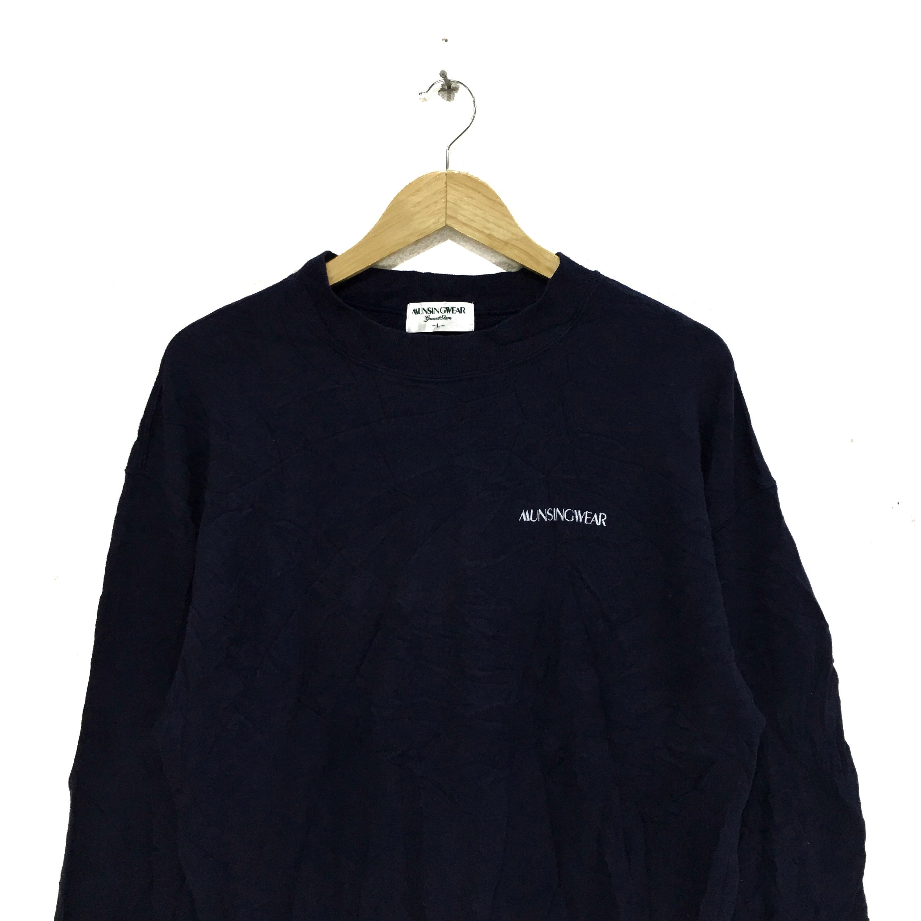Grand Slam × Vintage Vintage MUNSINGWEAR GRANDSLAM Tennis Sweatshirt Sweater Size US L / EU 52-54 / 3 - 3 Thumbnail
