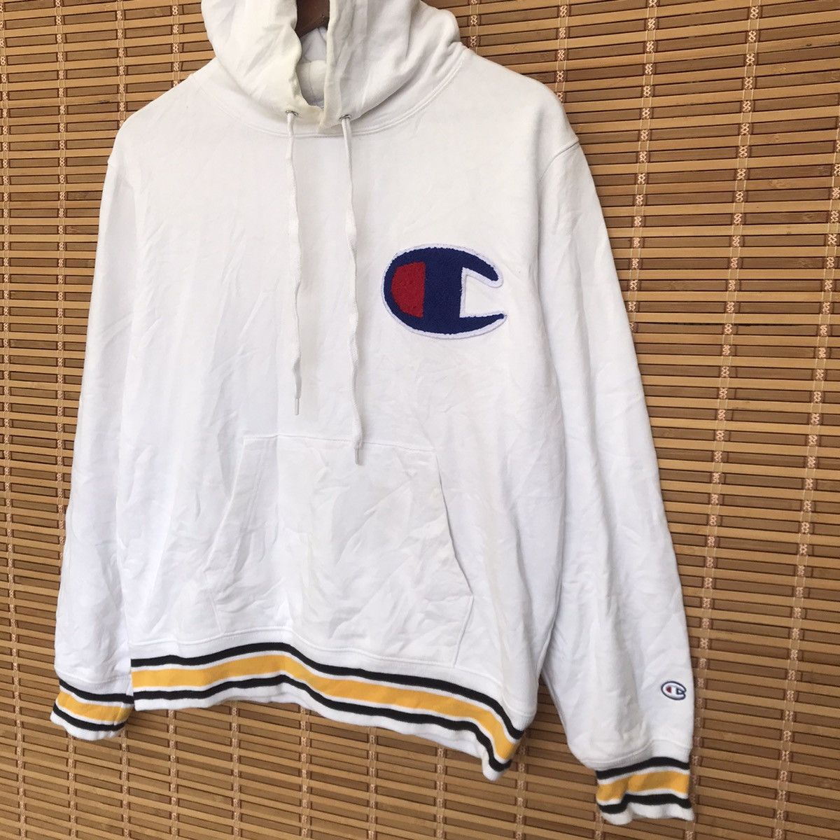 Champion × Vintage Vintage 00s Champion street jumper big logo hoodie Size US M / EU 48-50 / 2 - 2 Thumbnail
