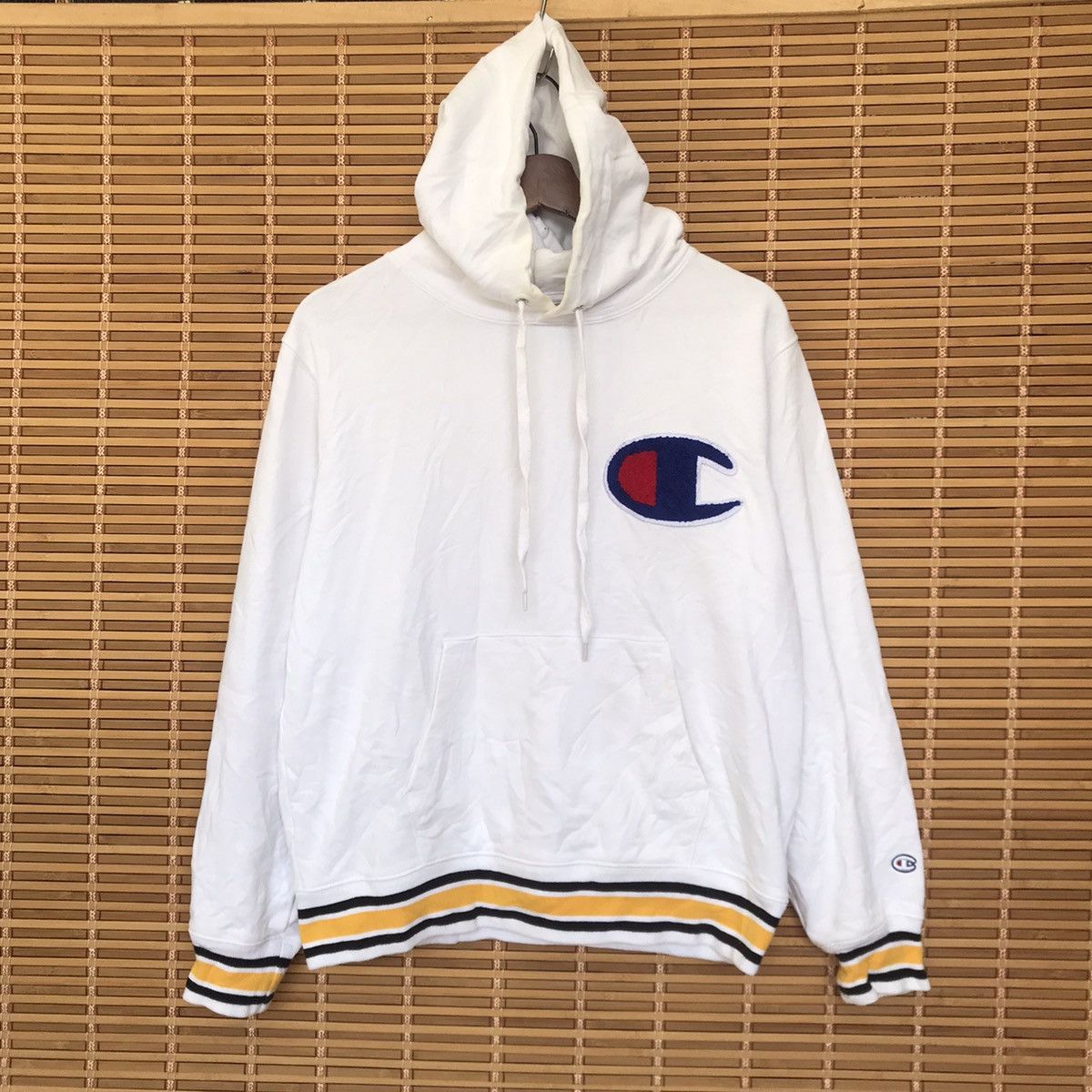 Champion × Vintage Vintage 00s Champion street jumper big logo hoodie Size US M / EU 48-50 / 2 - 1 Thumbnail