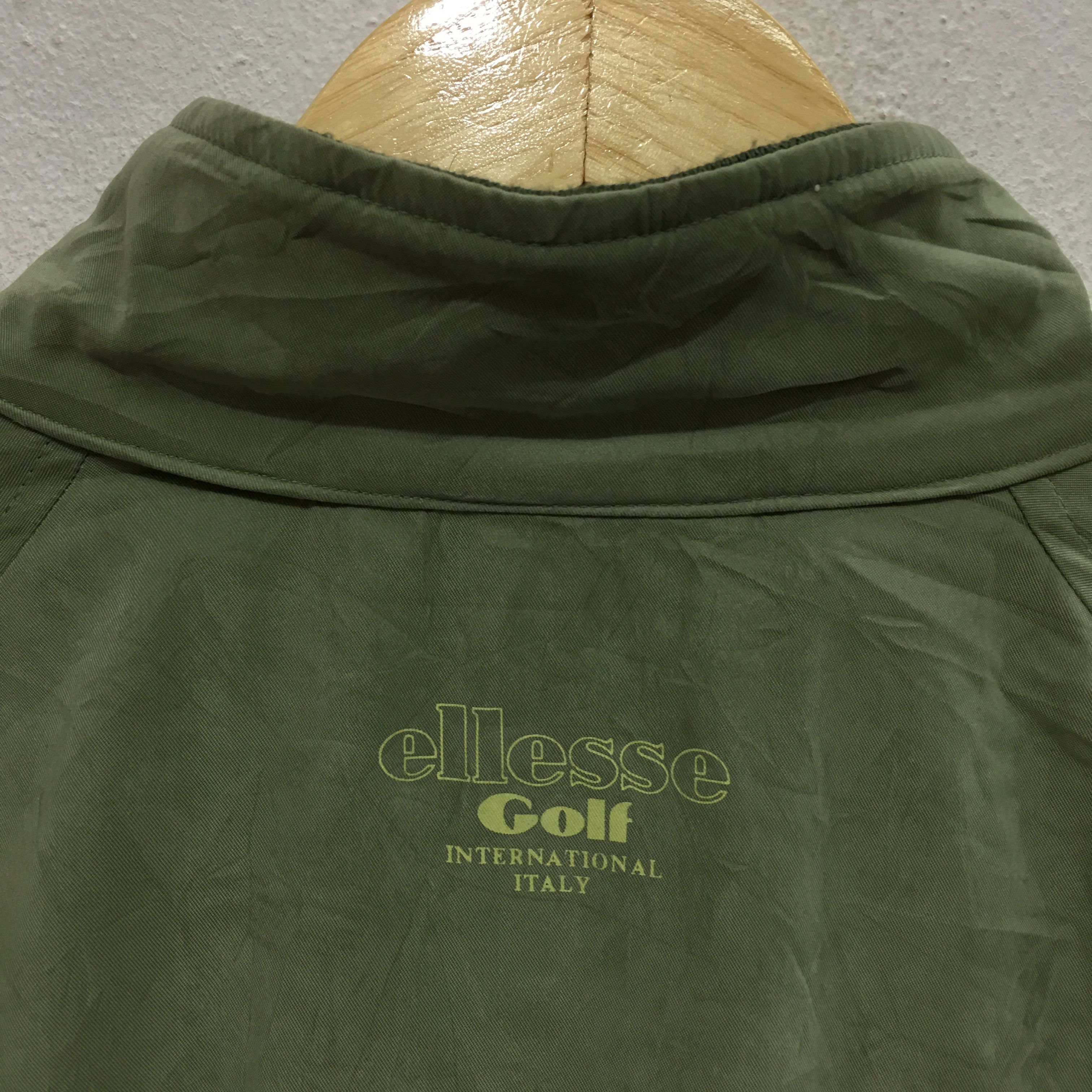 Ellesse Vtg ELLESSE GOLF UOMO Sweatshirt Green Golf Team Sweater Size L / US 10 / IT 46 - 7 Thumbnail
