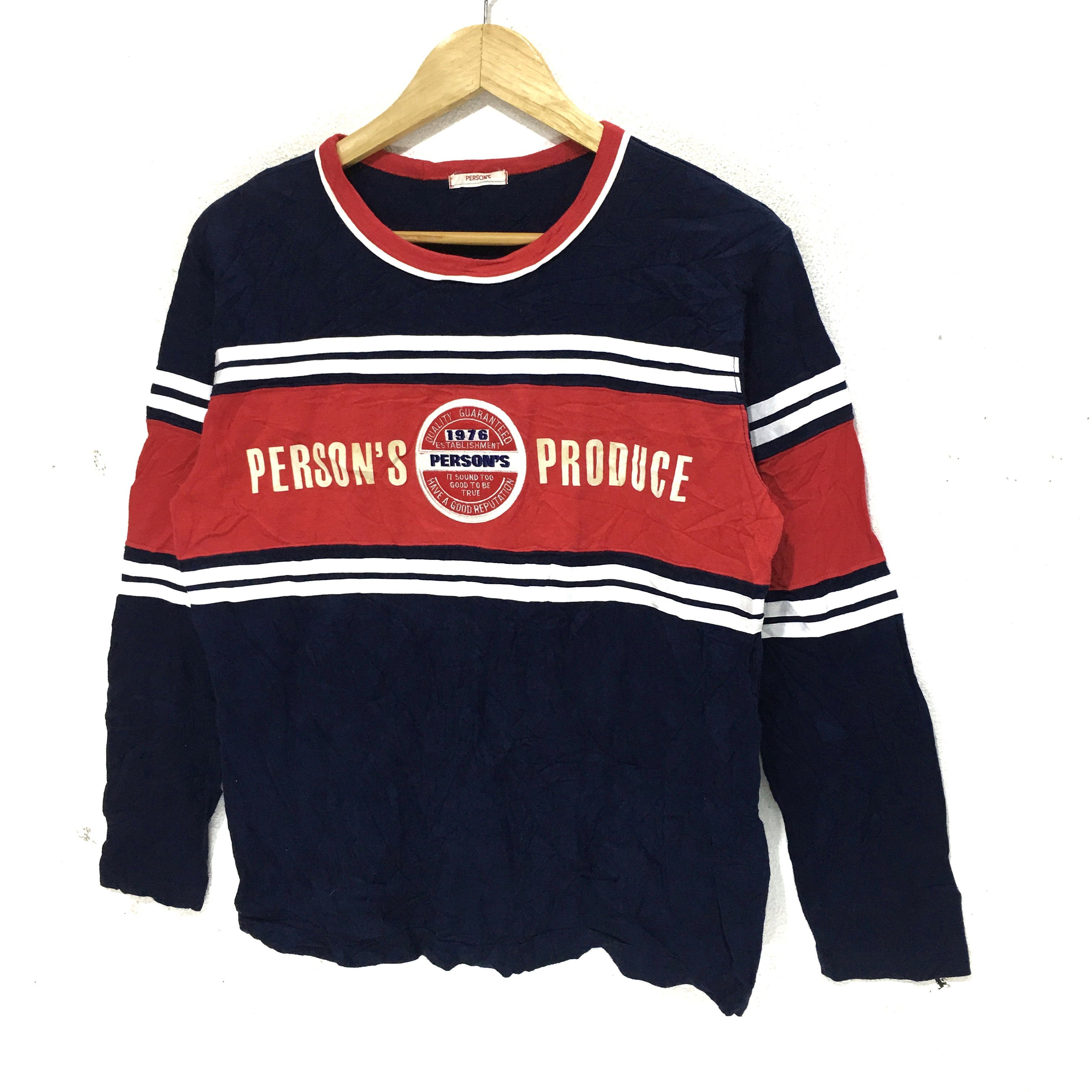 Vtg PERSON'S COLLECTION Made In Japan Sweatshirt Sweater