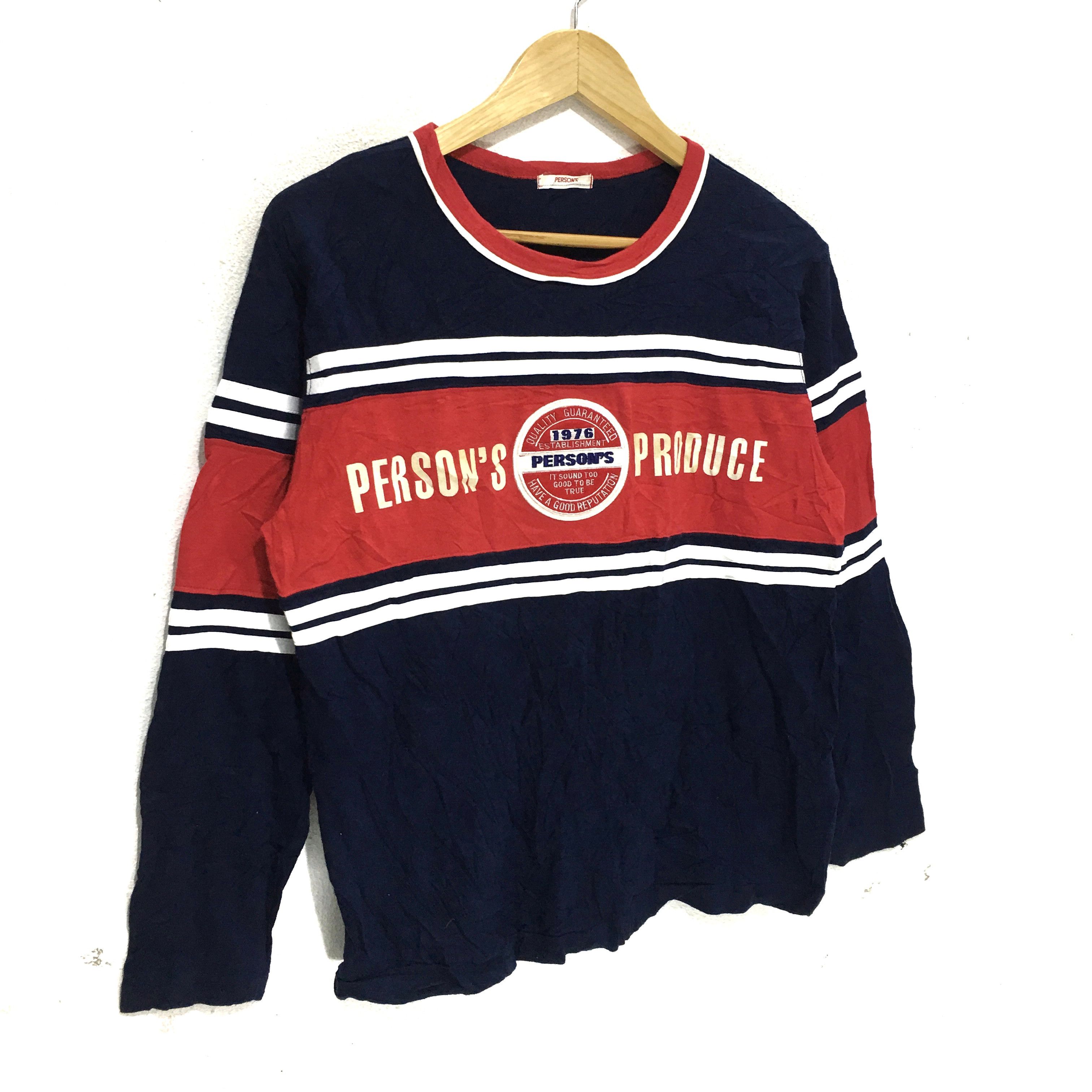 Vtg PERSON'S COLLECTION Made In Japan Sweatshirt Sweater