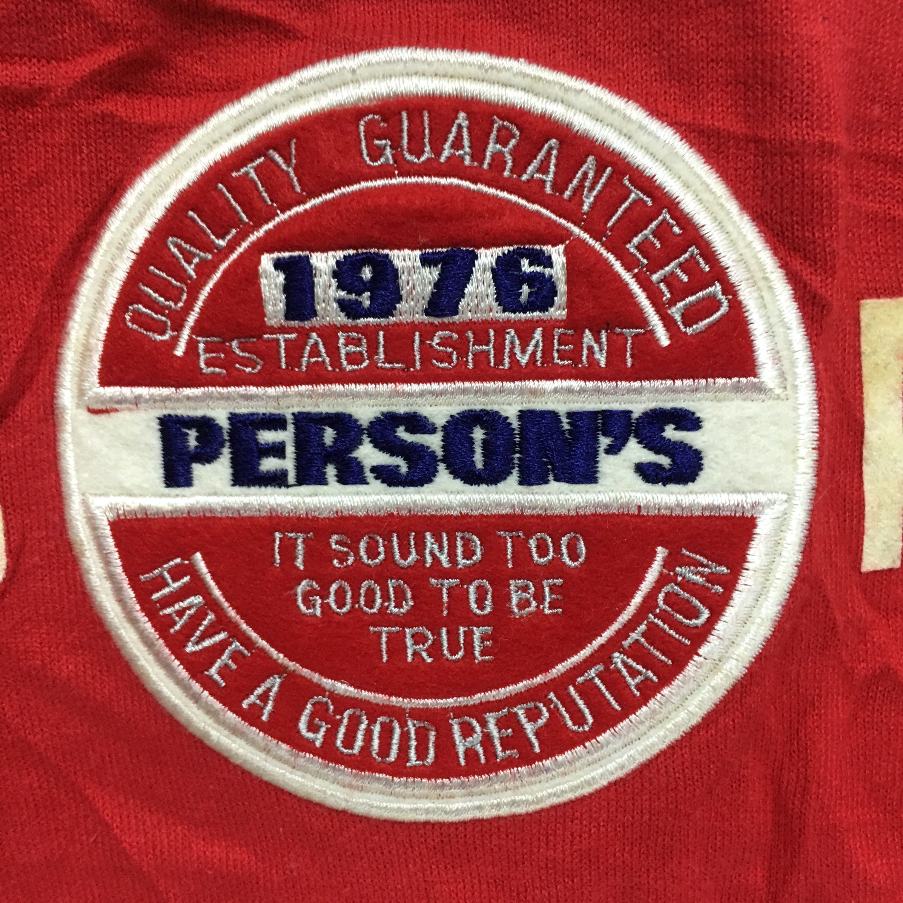 Vtg PERSON'S COLLECTION Made In Japan Sweatshirt Sweater