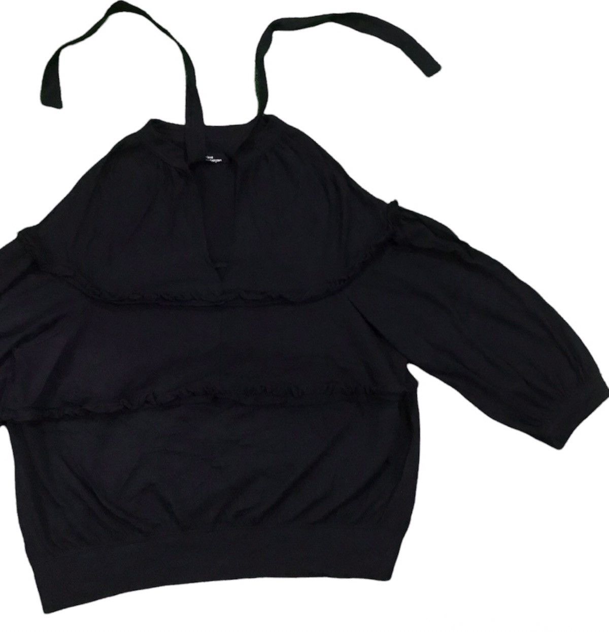Comme des Garcons Women Tricot comme des garcon AD2010 wool blouse rope Size S / US 4 / IT 40 - 2 Thumbnail