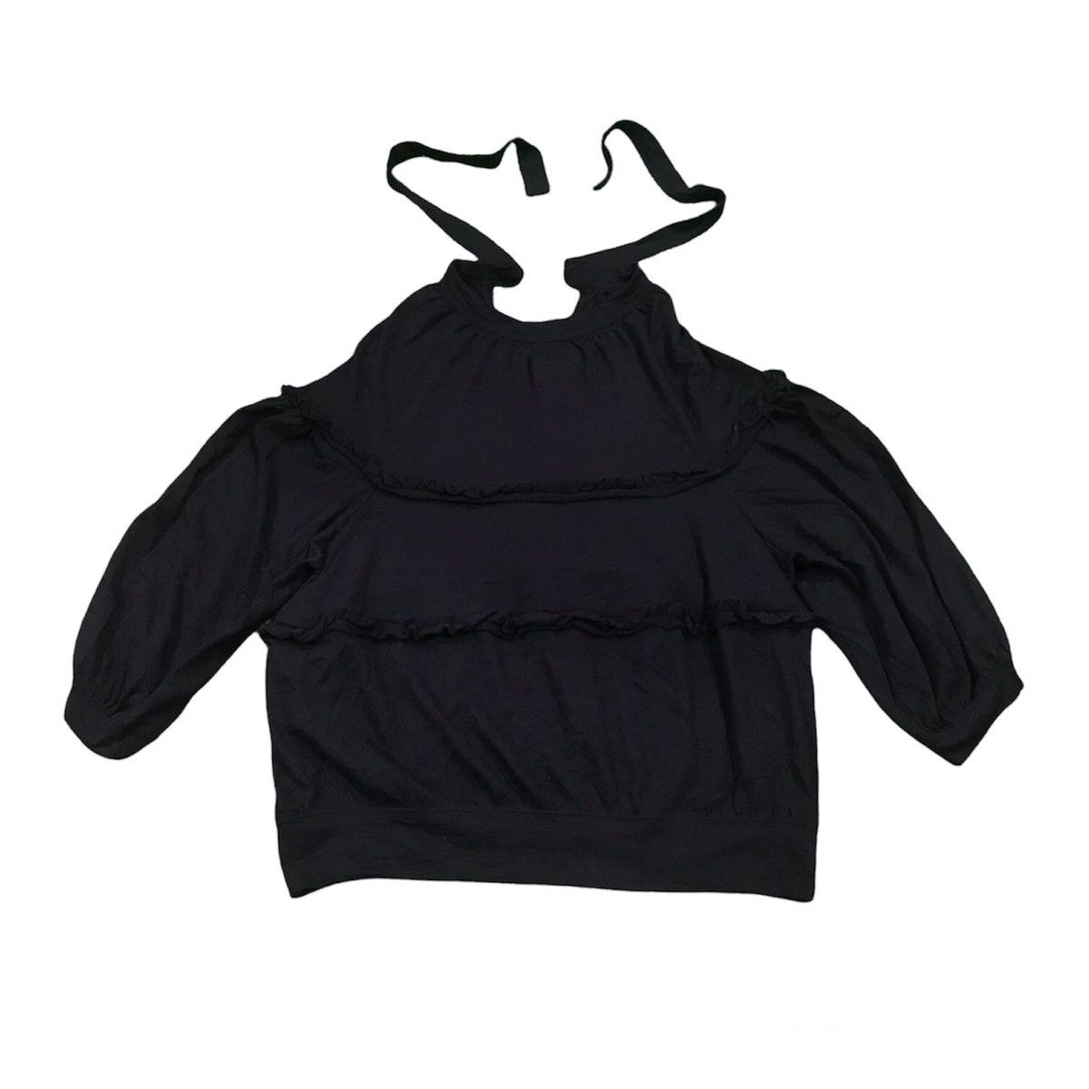 Comme des Garcons Women Tricot comme des garcon AD2010 wool blouse rope Size S / US 4 / IT 40 - 4 Thumbnail