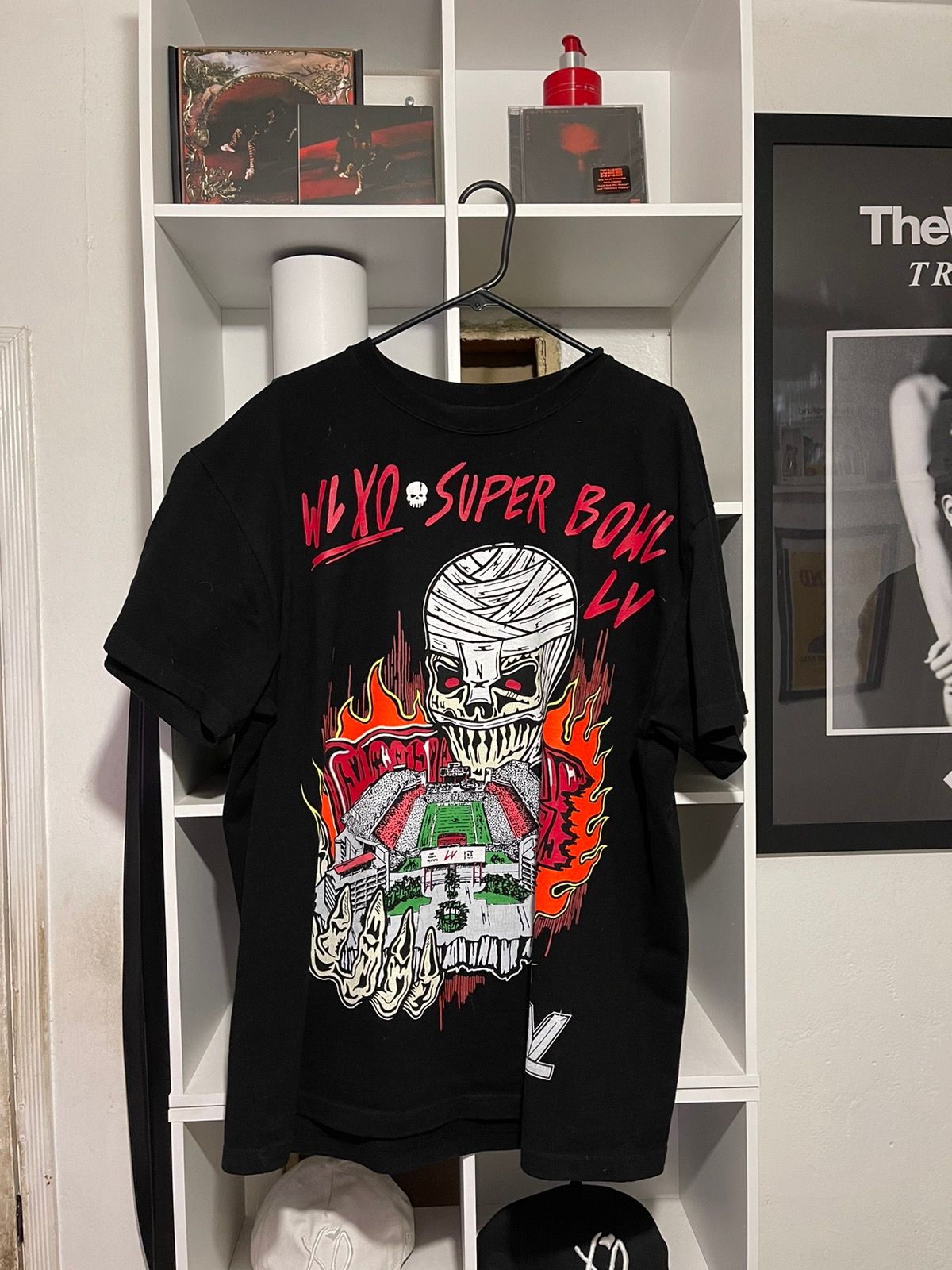 Super Bowl LV halftime show the weeknd Warren Lotas XO shirt