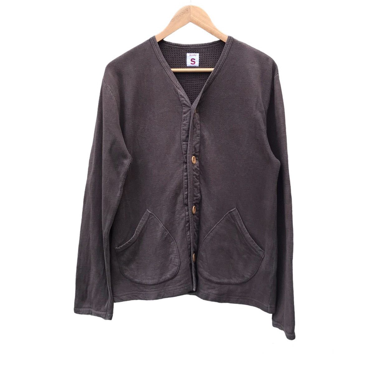 vintage brown faded cardigan