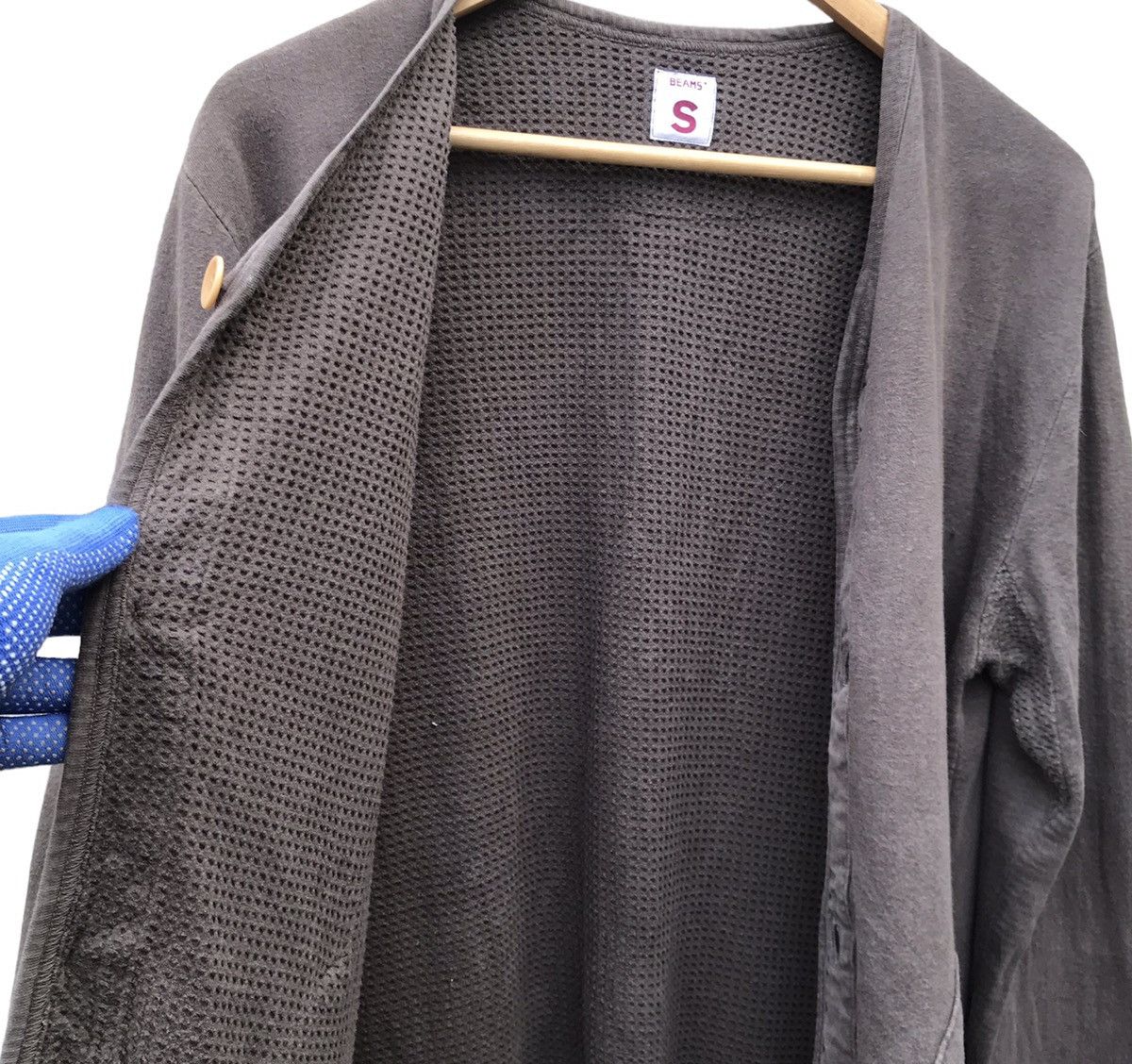 Beams Plus × Vintage Vintage Beams faded brown cardigan longsleeve kapital style Size US S / EU 44-46 / 1 - 4 Thumbnail