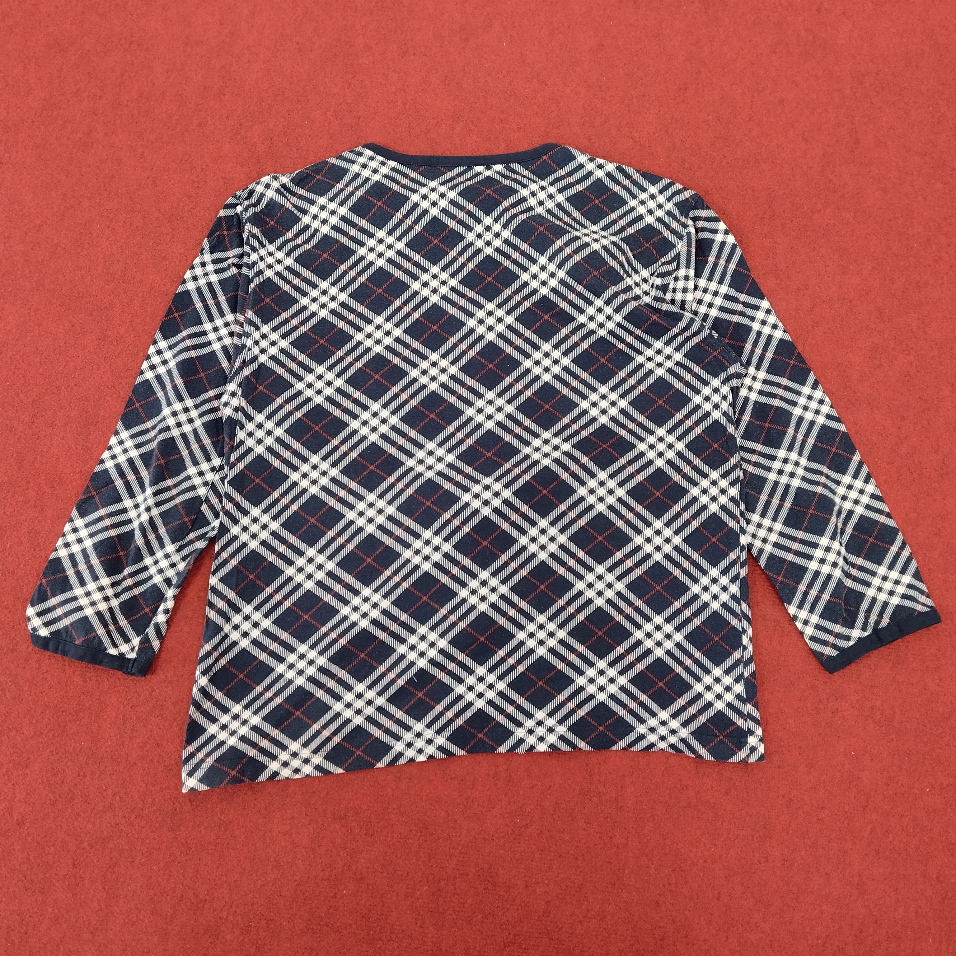 Burberry × Vintage BURBERRY London Nova Check Casual Shirt Size M / US 6-8 / IT 42-44 - 2 Thumbnail