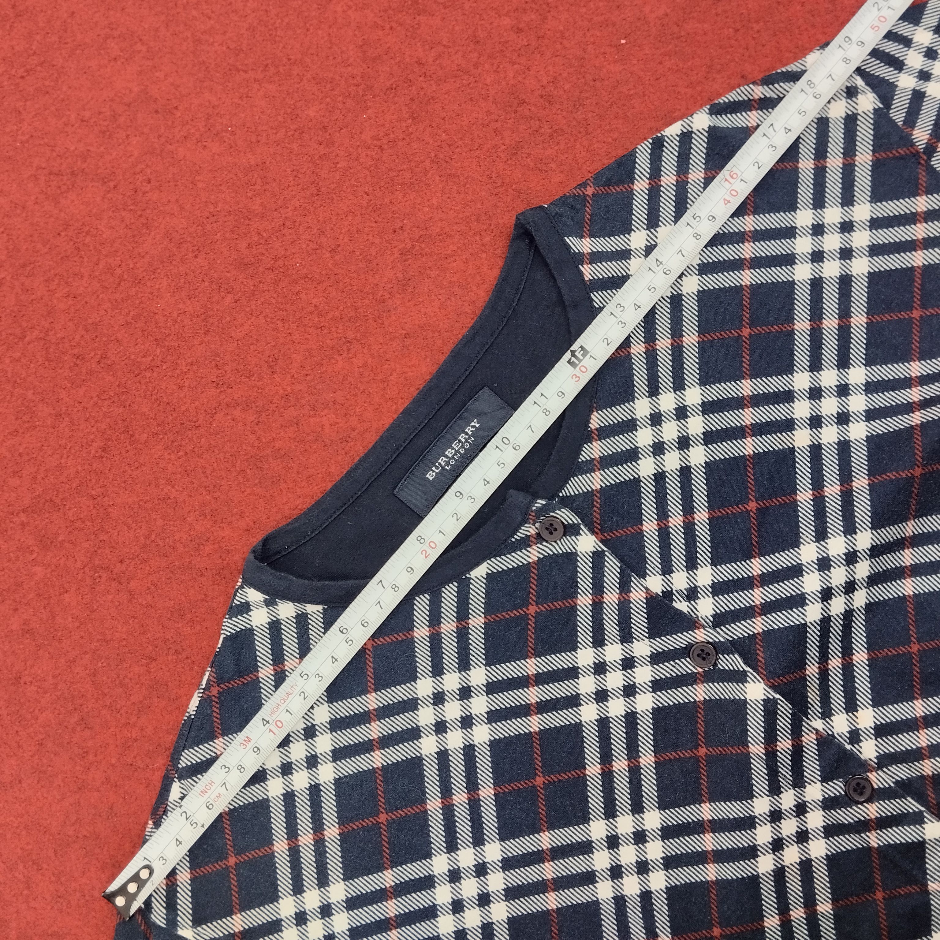 Burberry × Vintage BURBERRY London Nova Check Casual Shirt Size M / US 6-8 / IT 42-44 - 10 Thumbnail
