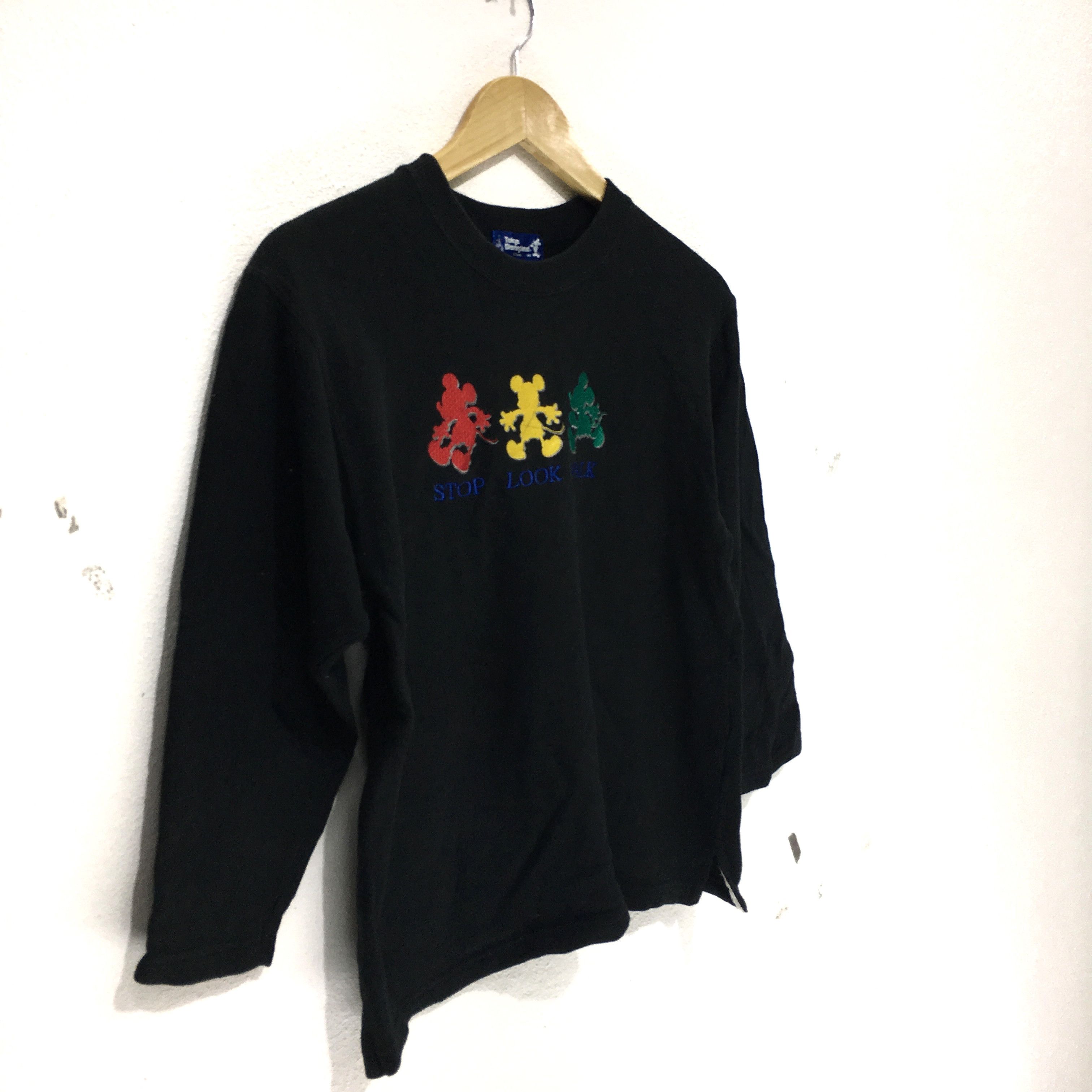 Disney × Mickey Mouse MICKEY MOUSE Sweatshirt Tokyo Disneyland Cartoon Sweater Size XS / US 0-2 / IT 36-38 - 4 Thumbnail