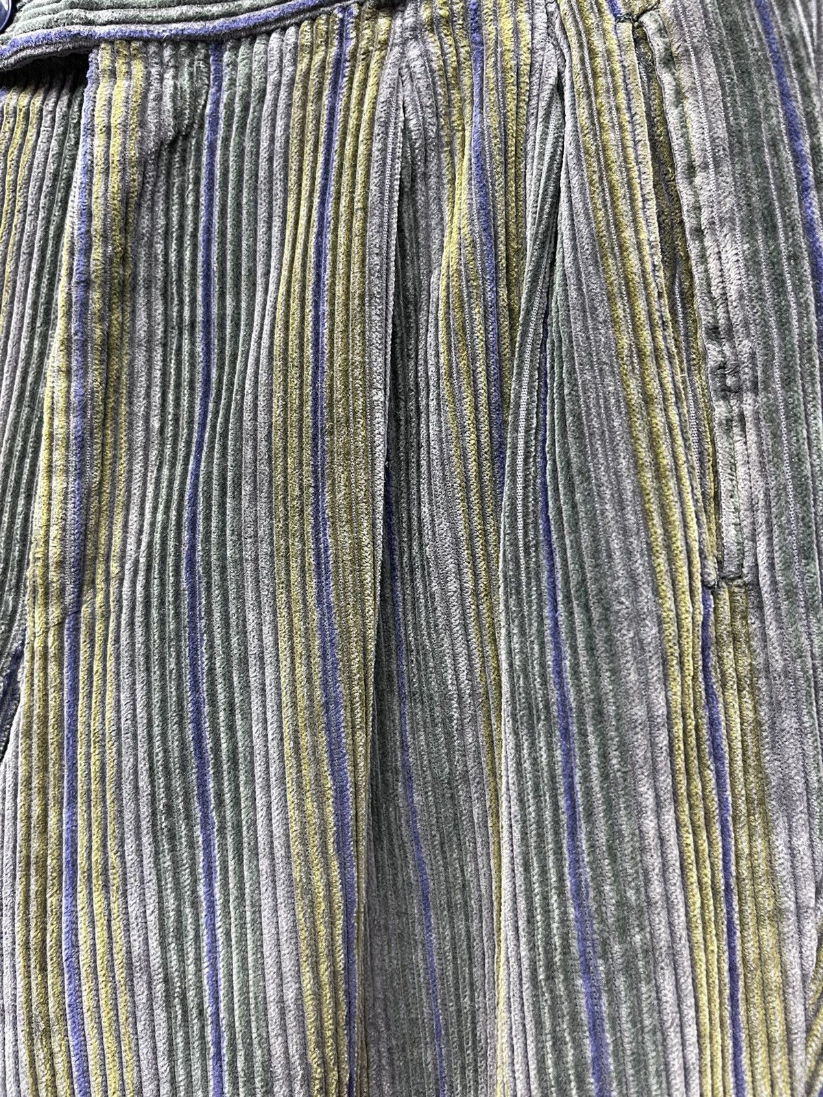 Hugo Boss Vtg HUGO BOSS ALBORETO Stripes Slack Trousers Corduroy Pants Size US 34 / EU 50 - 7 Thumbnail