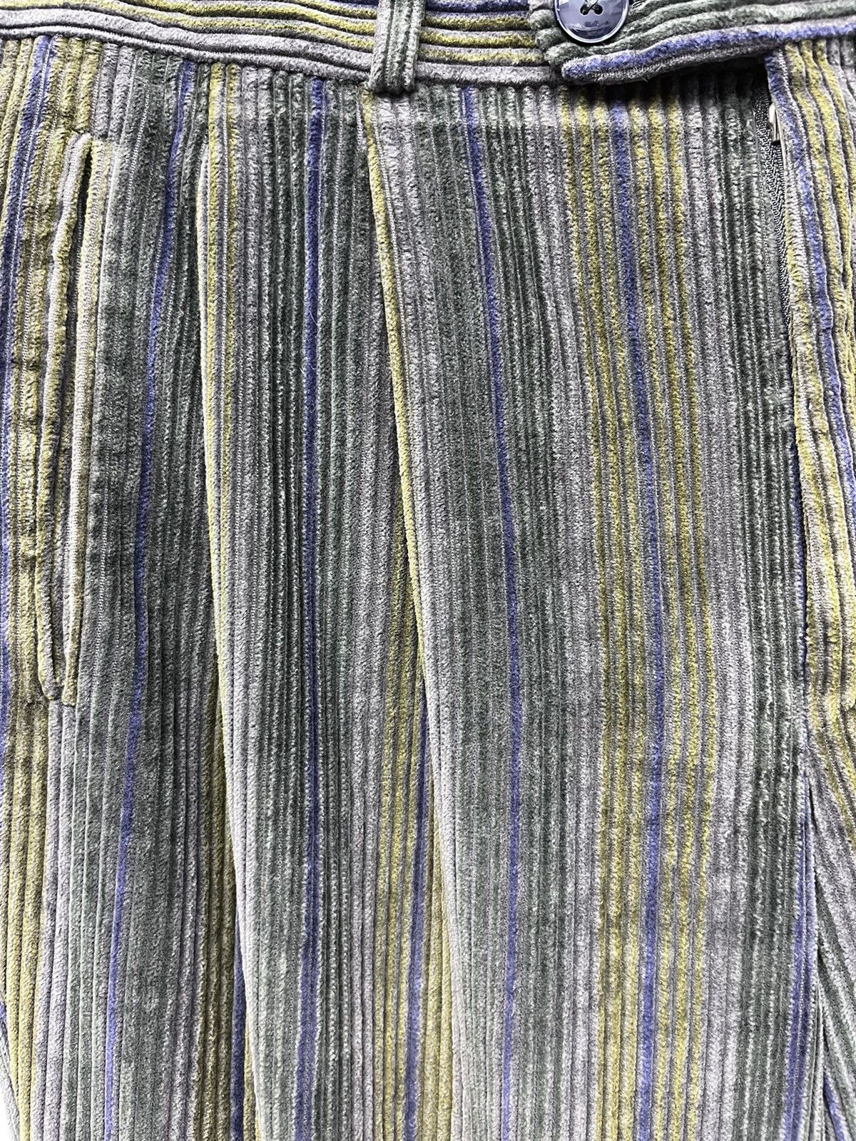Hugo Boss Vtg HUGO BOSS ALBORETO Stripes Slack Trousers Corduroy Pants Size US 34 / EU 50 - 6 Thumbnail