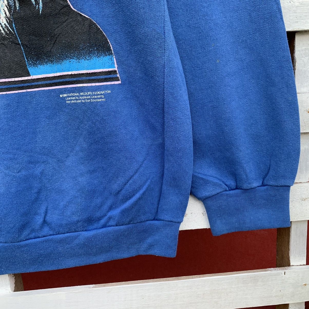 Vintage Vintage 90s Bald Eagle National Wildlife Sweatshirt Size US M / EU 48-50 / 2 - 8 Thumbnail