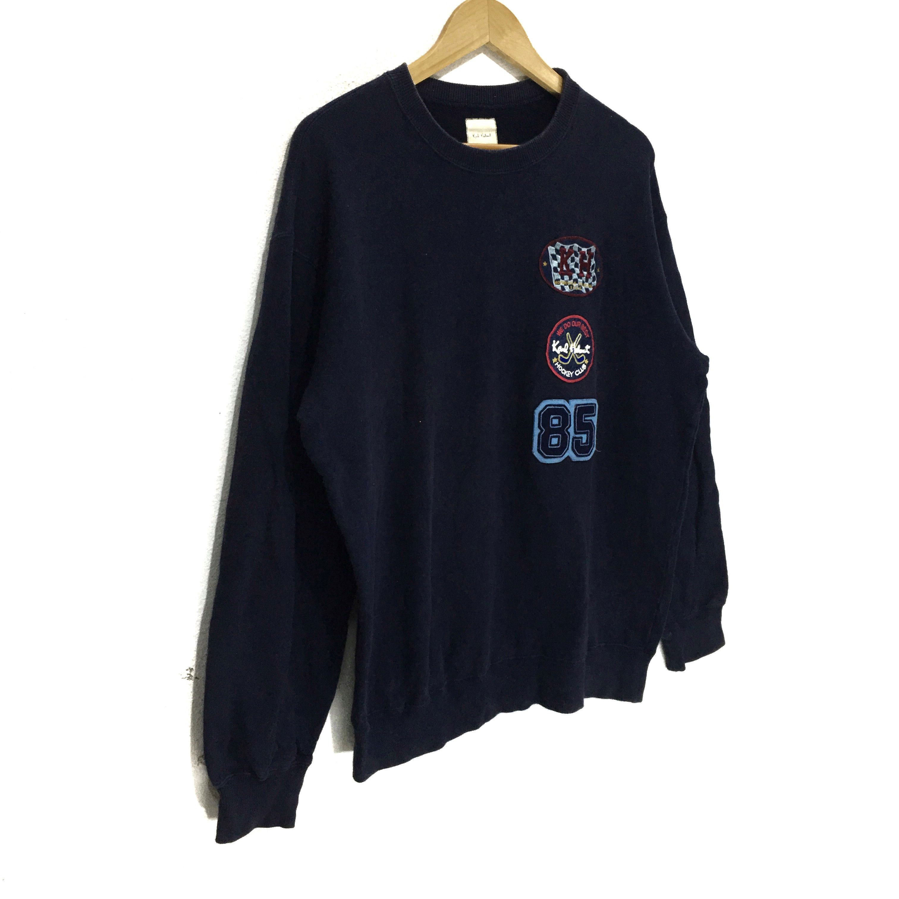 Japanese Brand × Karl Helmut Vtg KARL HELMUT Japan Sweatshirt Hockey Club Sweater Size US L / EU 52-54 / 3 - 4 Thumbnail