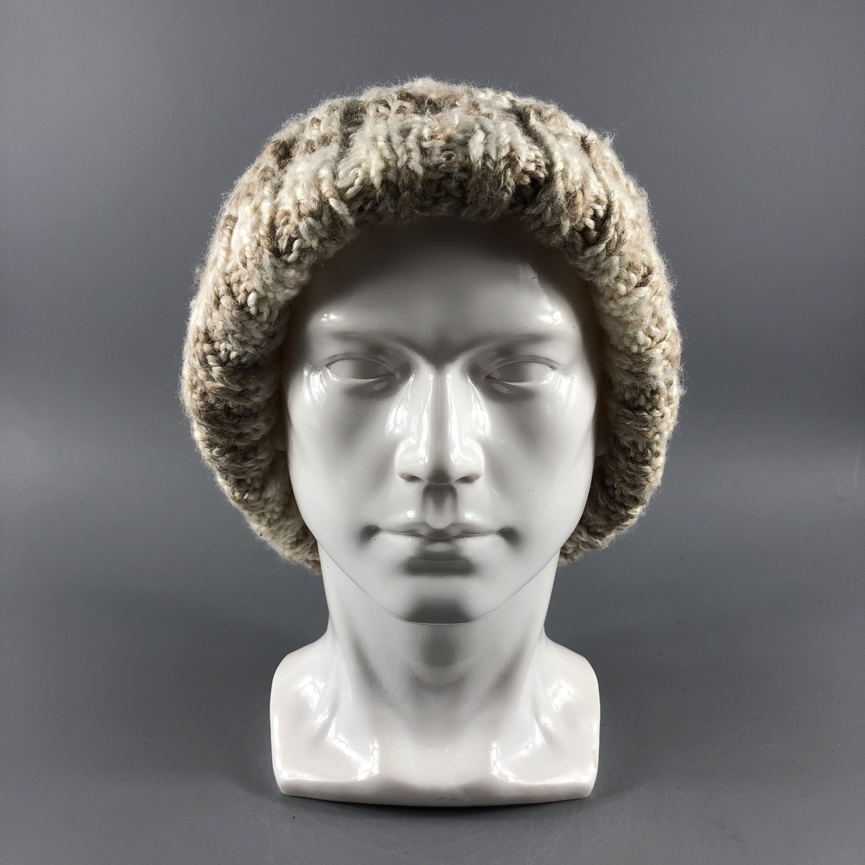 Japanese Brand × Vintage Unknown Hats Crochet Beanie Snow Hat Snow Cap B261 Size ONE SIZE - 1 Thumbnail