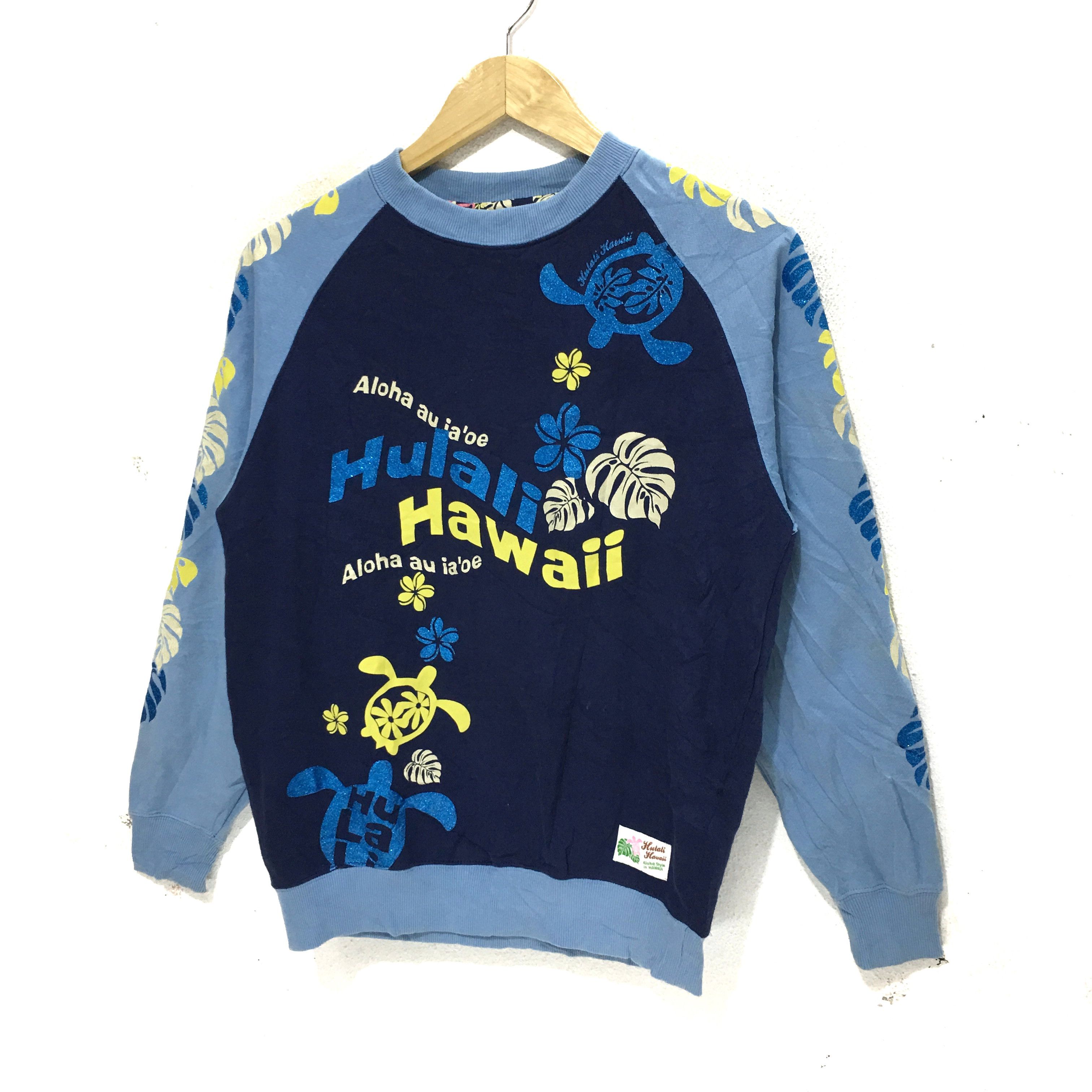 Vintage Vtg HULALI HAWAII Beach Surf Sweatshirt Crewneck Sweater Size L / US 10 / IT 46 - 4 Thumbnail