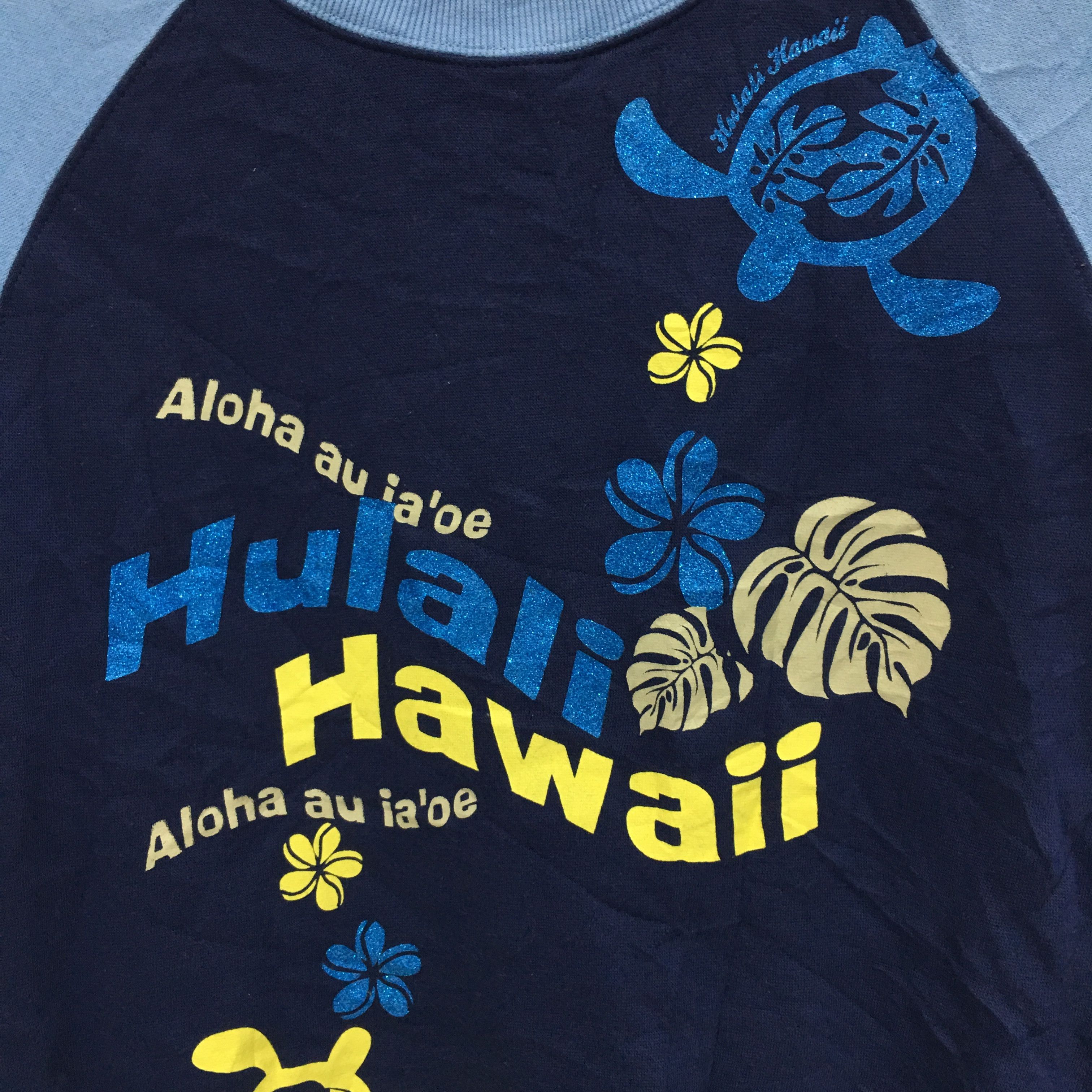 Vintage Vtg HULALI HAWAII Beach Surf Sweatshirt Crewneck Sweater Size L / US 10 / IT 46 - 5 Thumbnail