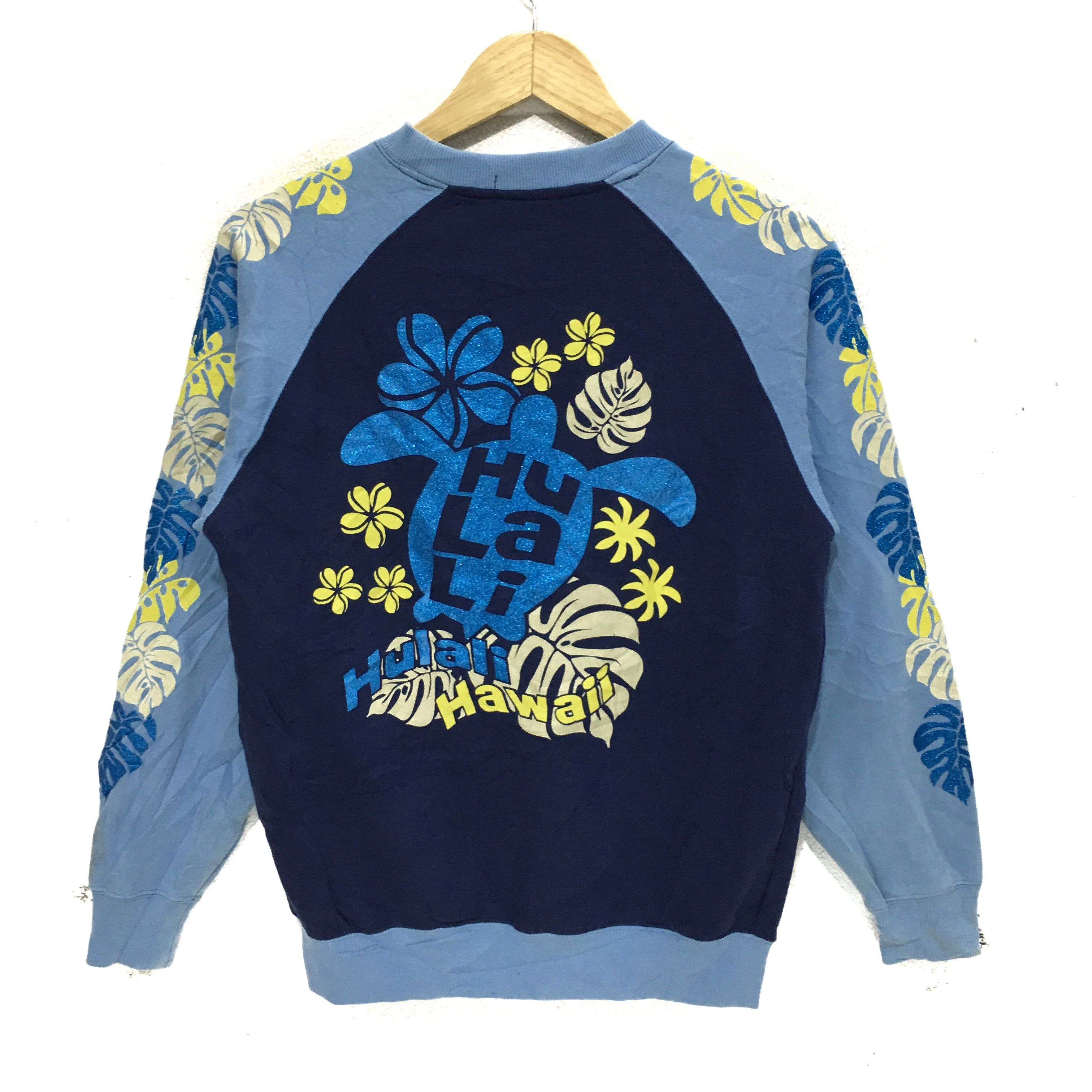 Vintage Vtg HULALI HAWAII Beach Surf Sweatshirt Crewneck Sweater Size L / US 10 / IT 46 - 7 Thumbnail