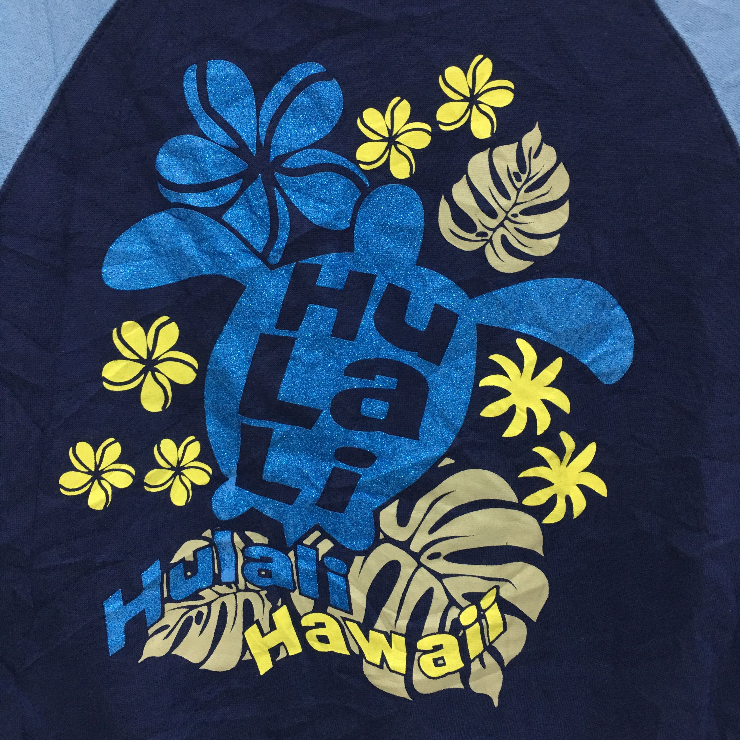 Vintage Vtg HULALI HAWAII Beach Surf Sweatshirt Crewneck Sweater Size L / US 10 / IT 46 - 9 Thumbnail