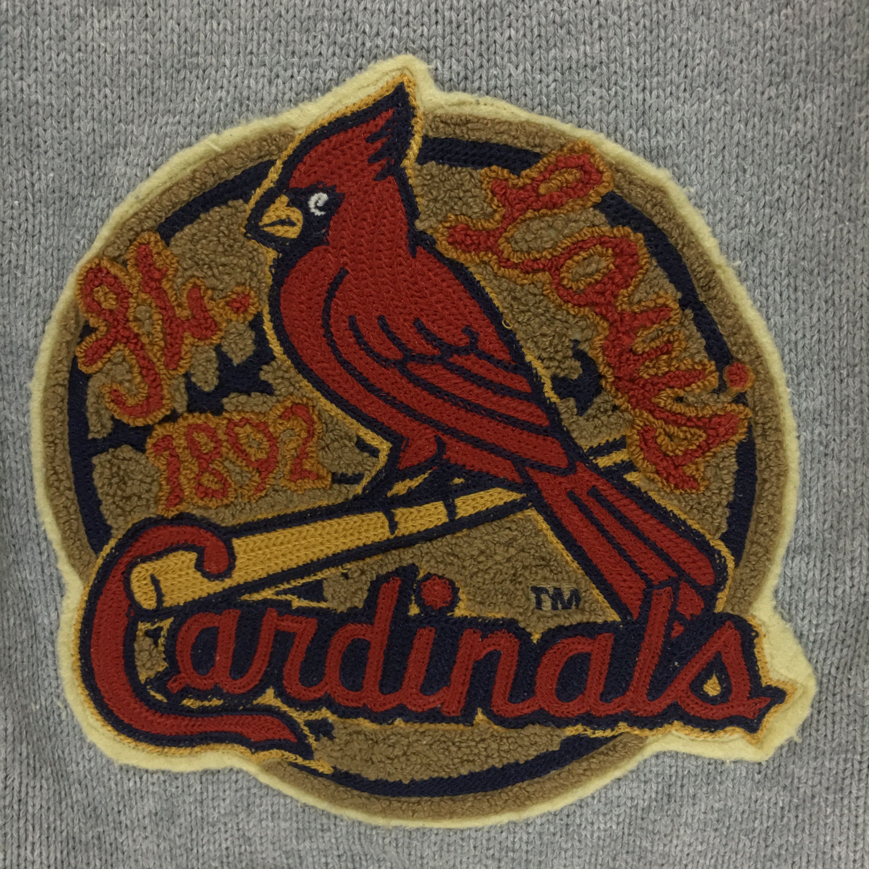 MLB × Vintage Vtg CARDINALS MLB Baseball Cardigan Jacket Sweater Size US S / EU 44-46 / 1 - 3 Thumbnail