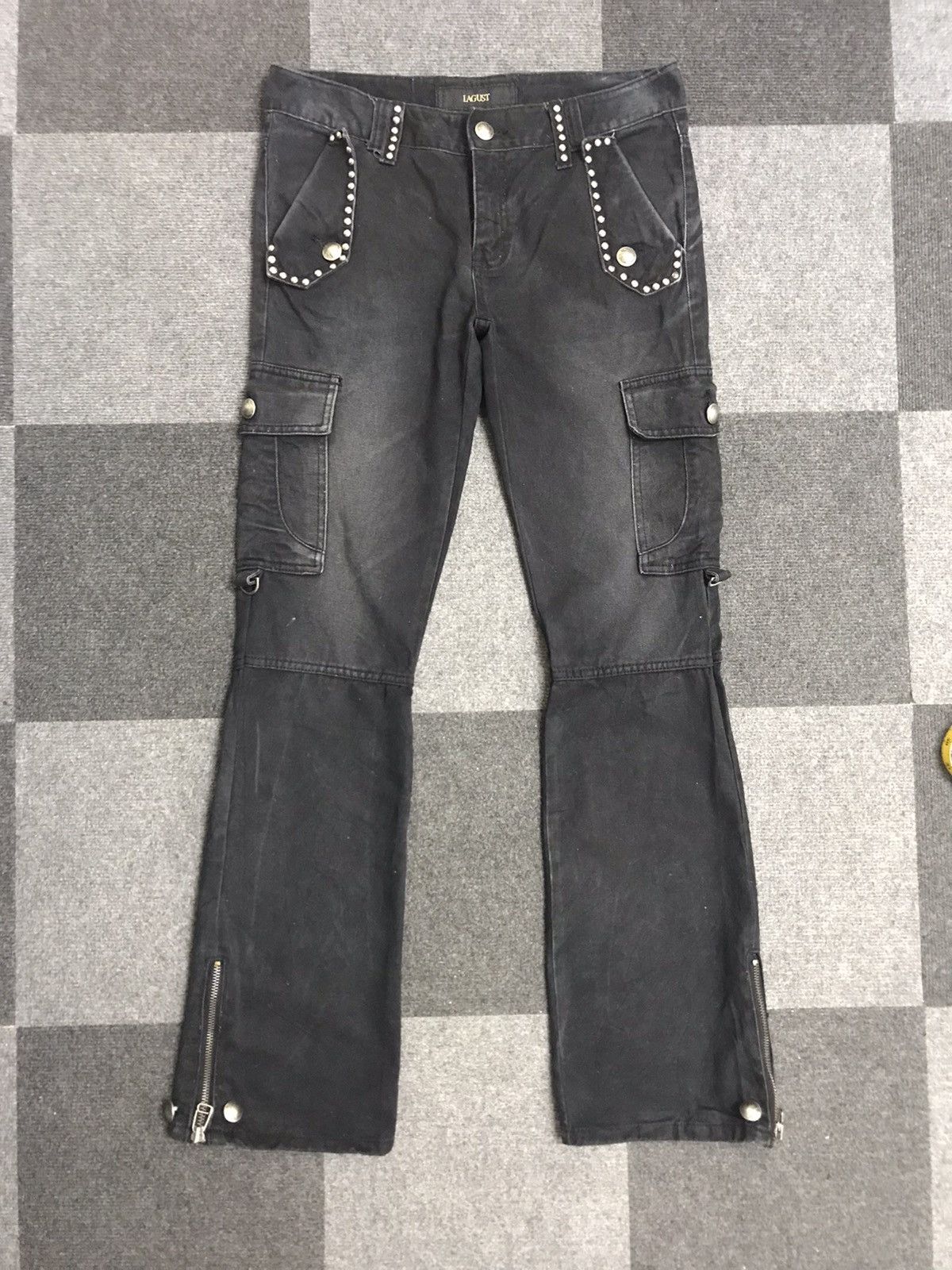 Seditionaries LAGUST Spiky Flare Archival Seditionaries Cargo Jeans F725 Size US 32 / EU 48 - 21 Thumbnail