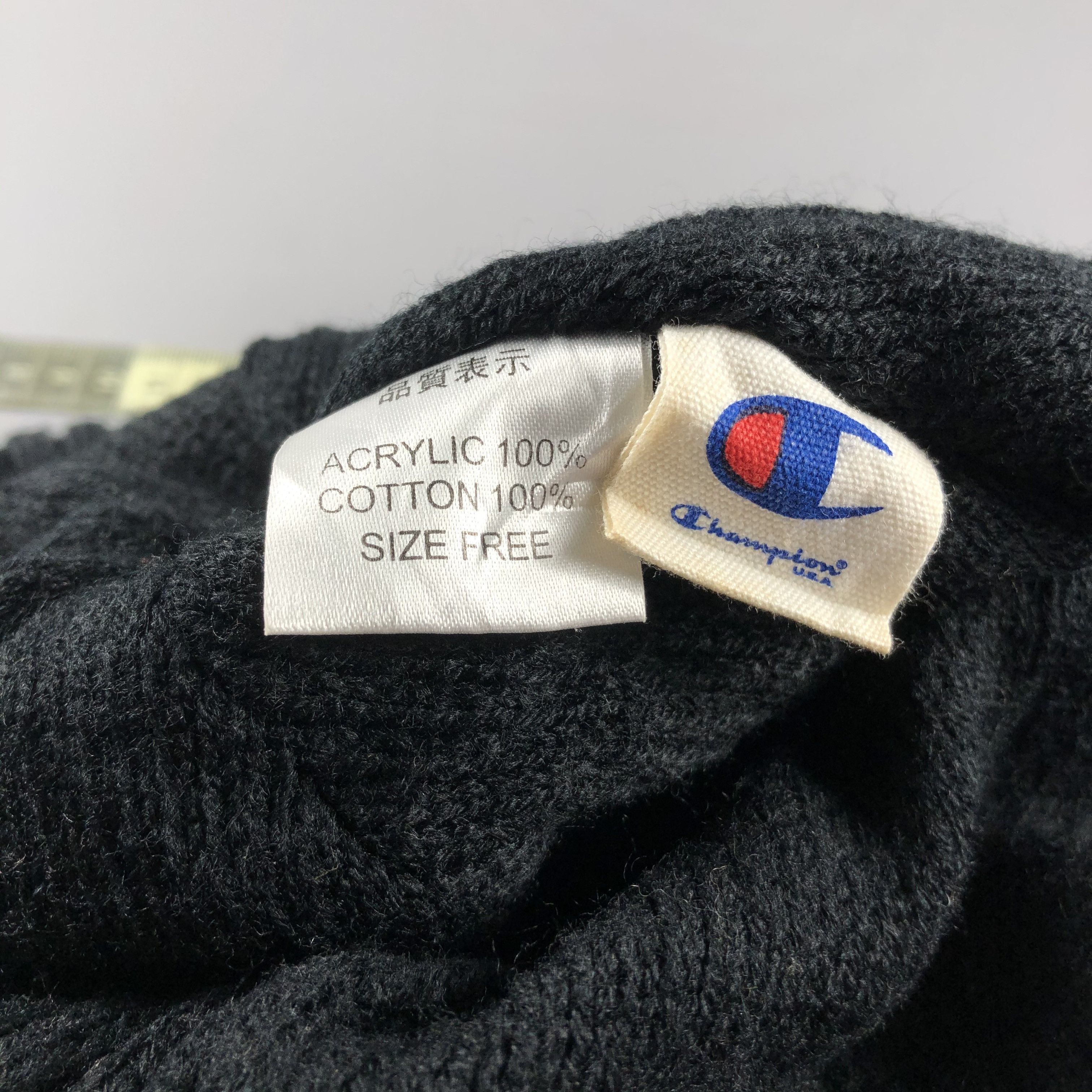 Champion × Vintage Champion Hats Ribbed Knit Beanie Snow Hat Snow Cap B212 Size ONE SIZE - 6 Thumbnail