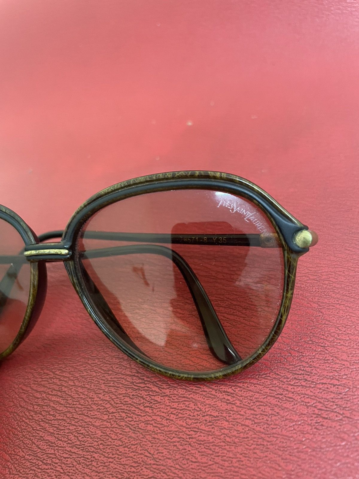 Vintage Vintage Yves Saint Laurent Glasses Size ONE SIZE - 5 Thumbnail