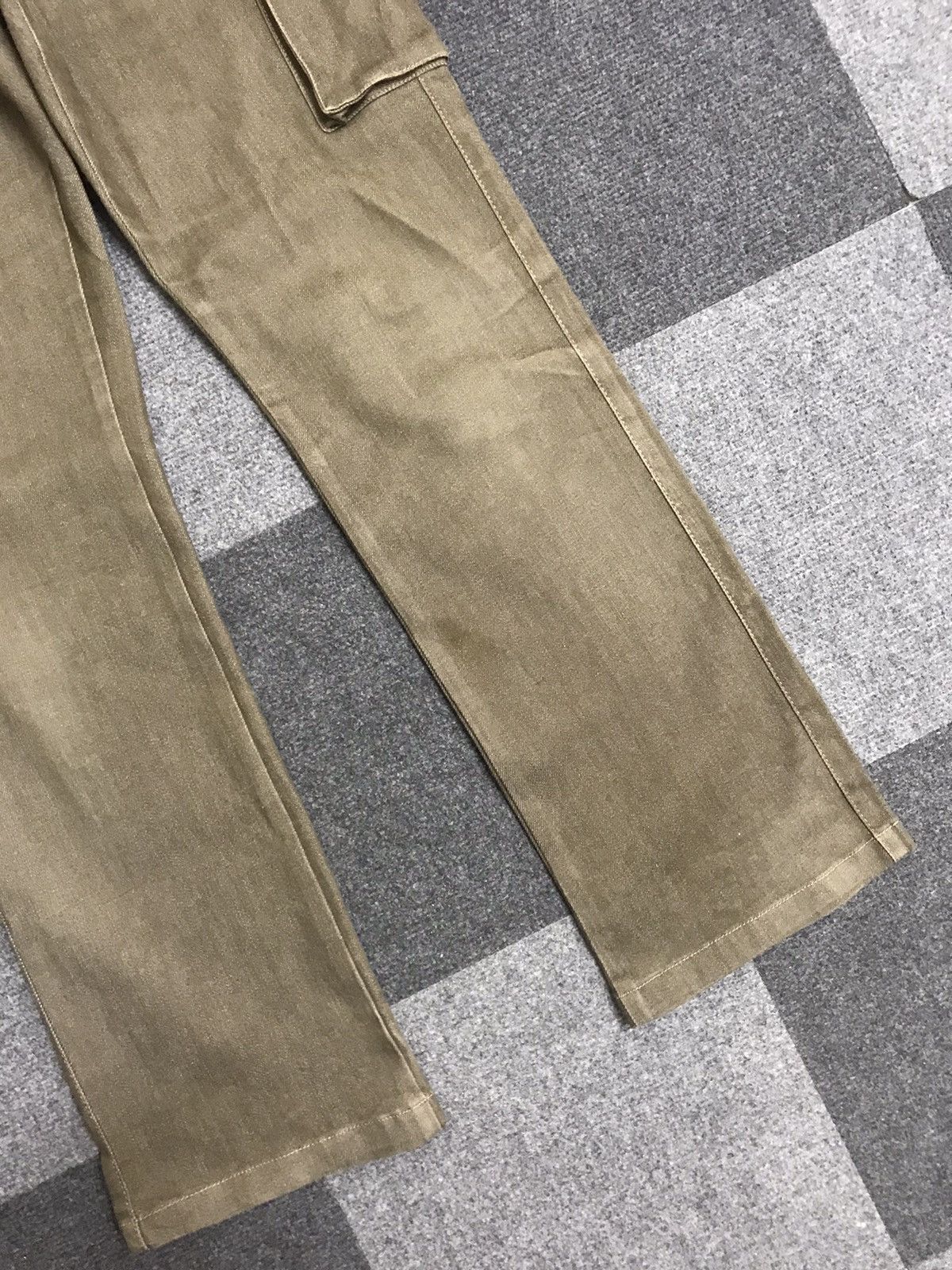 Designer × Japanese Brand INED HOMME Japan Designer Rusty Cargo Jeans Size US 31 - 3 Thumbnail