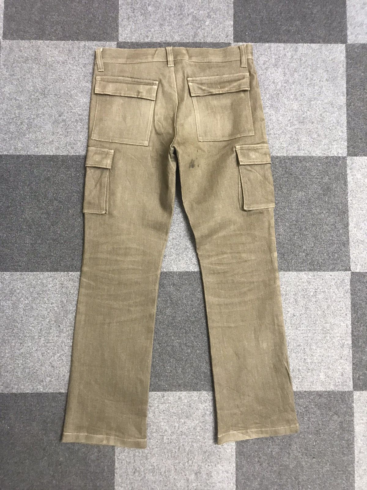 Designer × Japanese Brand INED HOMME Japan Designer Rusty Cargo Jeans Size US 31 - 6 Thumbnail