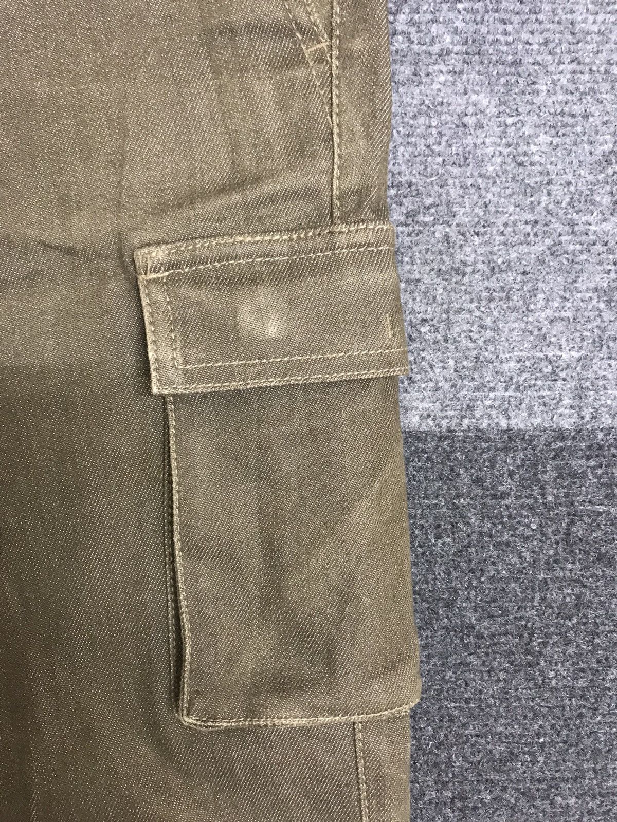 Designer × Japanese Brand INED HOMME Japan Designer Rusty Cargo Jeans Size US 31 - 4 Thumbnail