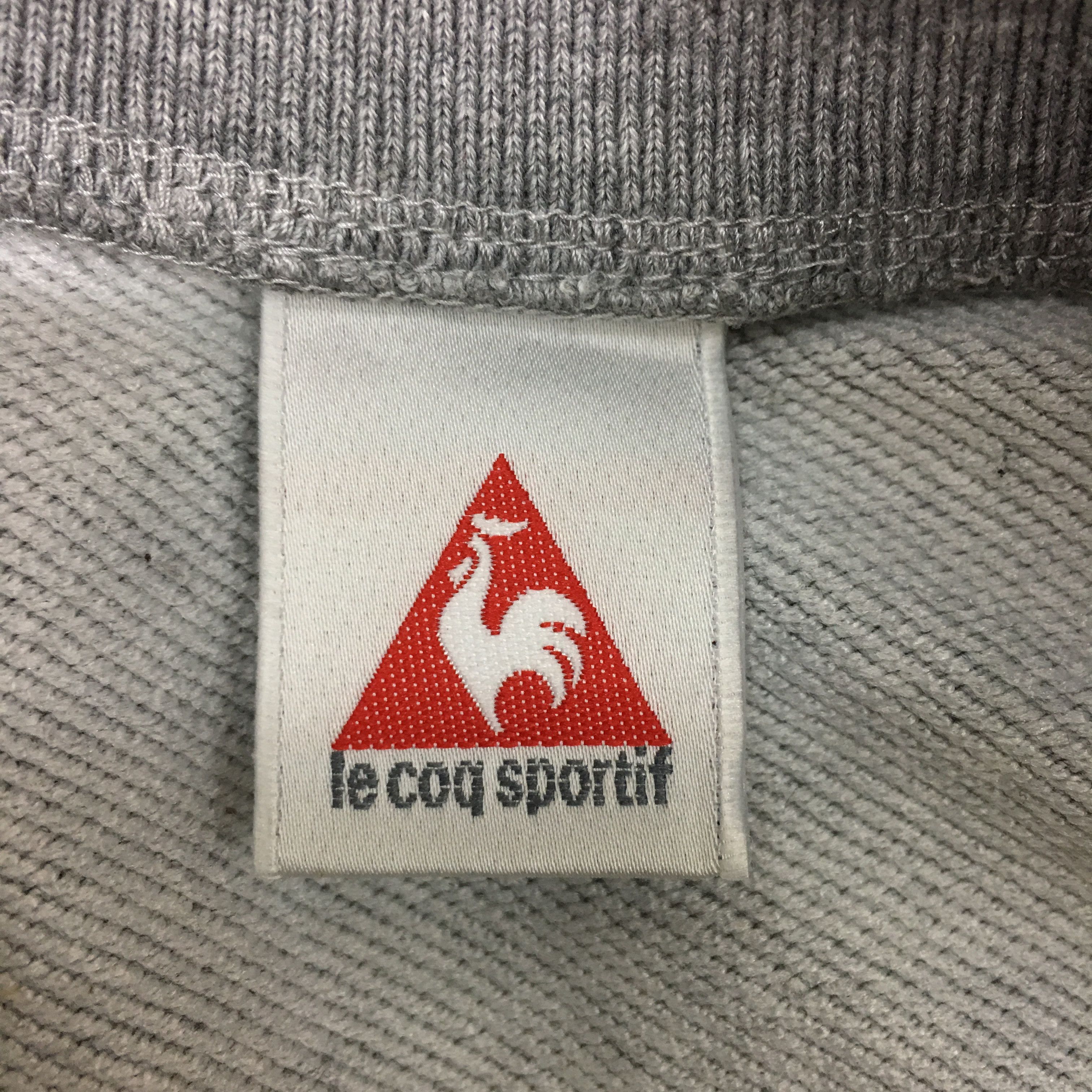 Le Coq Sportif LE COQ SPORTIF Sweatshirt Gray Pullover Jumper Sweater Size M / US 6-8 / IT 42-44 - 9 Thumbnail