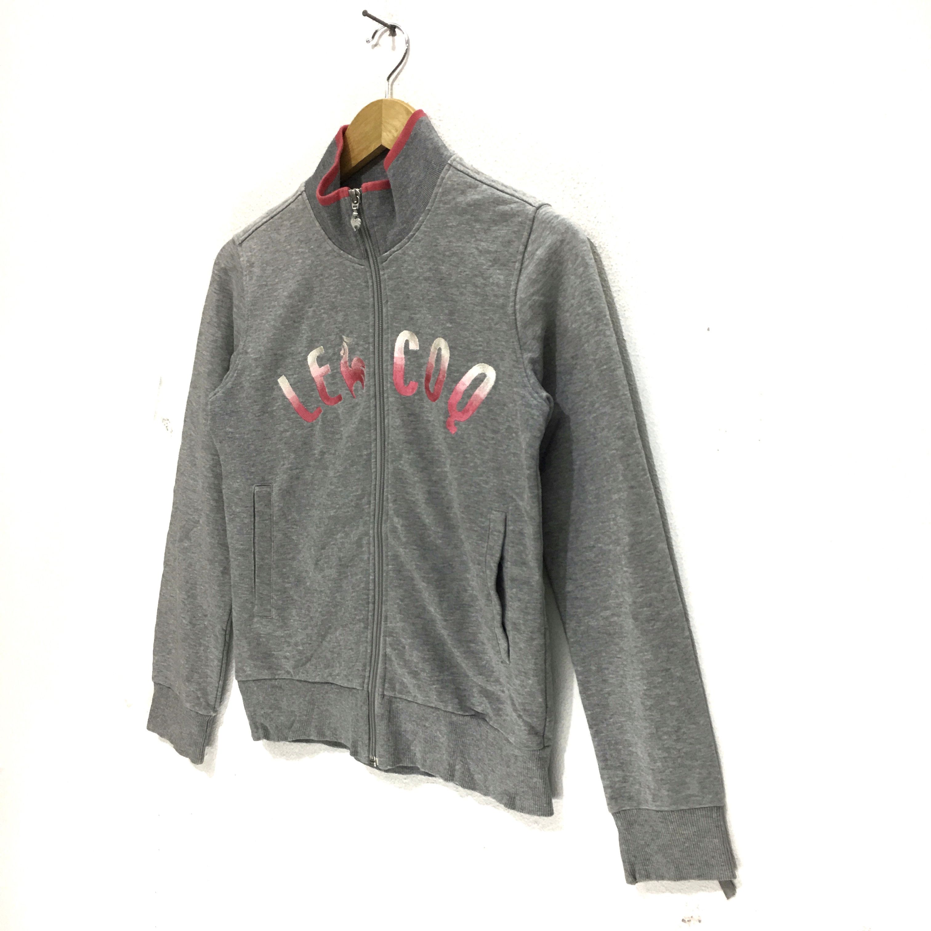 Le Coq Sportif LE COQ SPORTIF Sweatshirt Gray Pullover Jumper Sweater Size M / US 6-8 / IT 42-44 - 5 Thumbnail