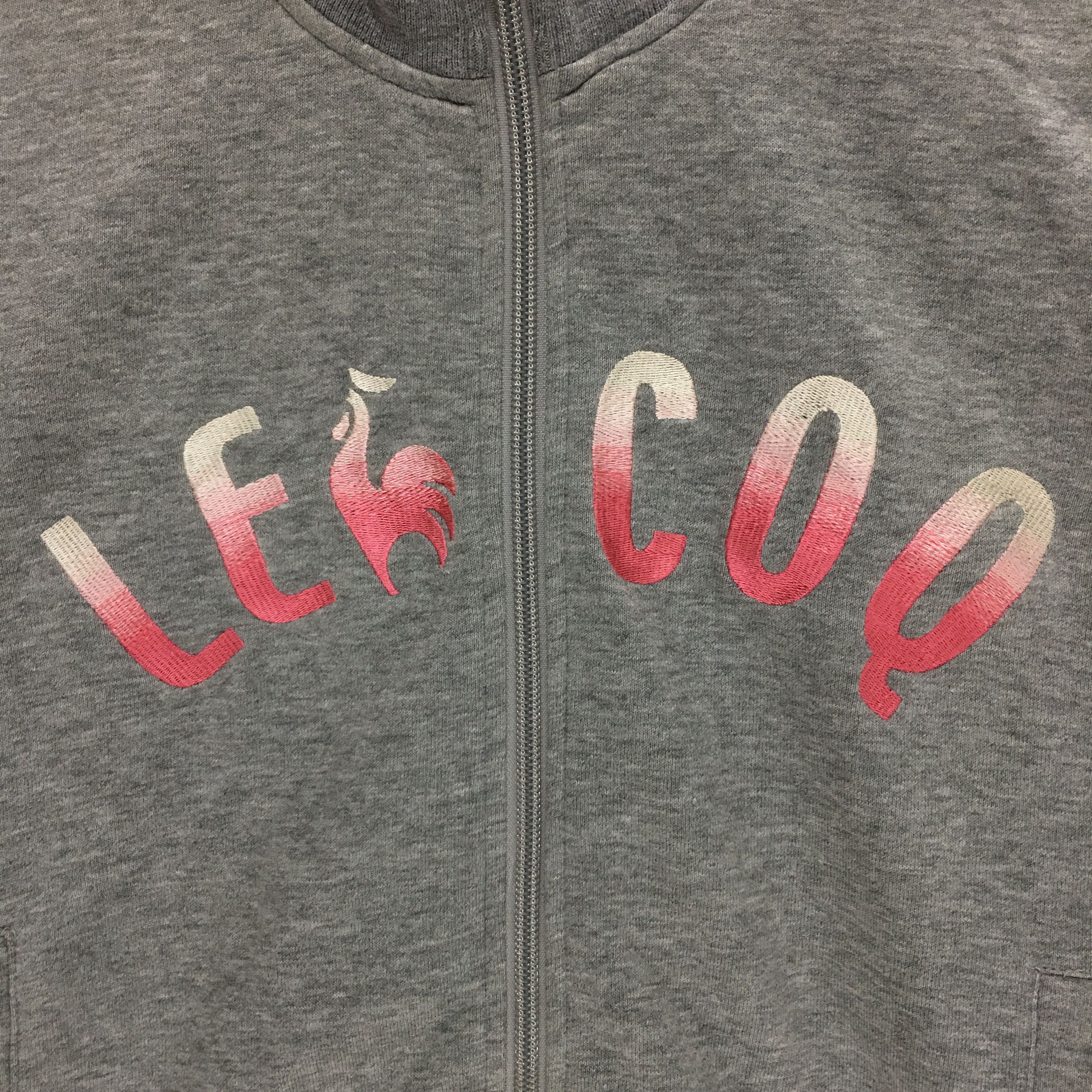 Le Coq Sportif LE COQ SPORTIF Sweatshirt Gray Pullover Jumper Sweater Size M / US 6-8 / IT 42-44 - 3 Thumbnail