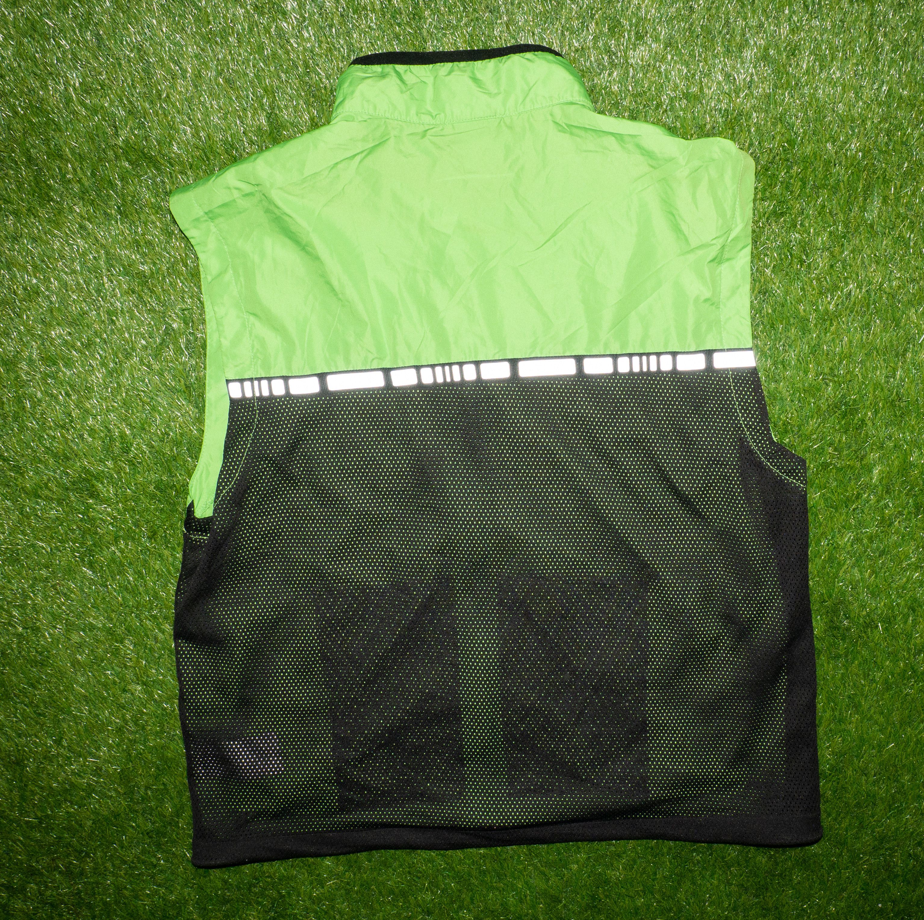 Nike × Vintage Vintage 90s Nike Running Mesh Vest Acid Green XL Size US XL / EU 56 / 4 - 3 Thumbnail