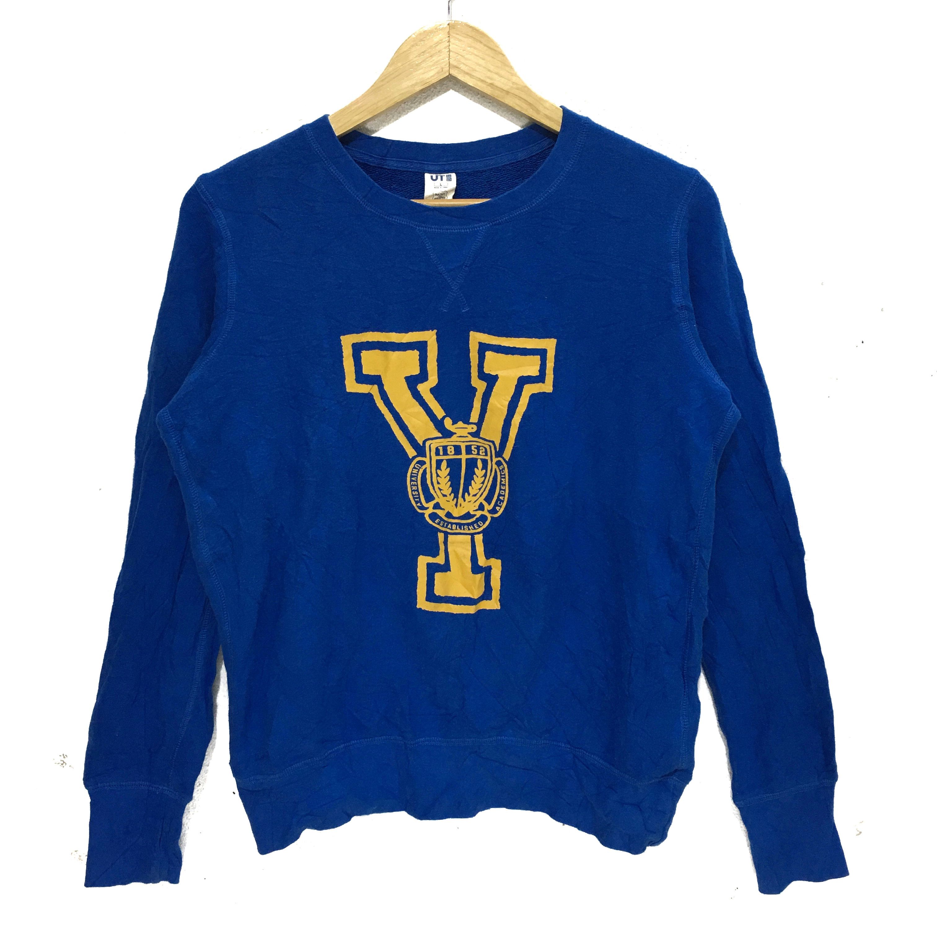 Vintage Y UNIVERSITY USA Blue Sweatshirt Jumper Sweater