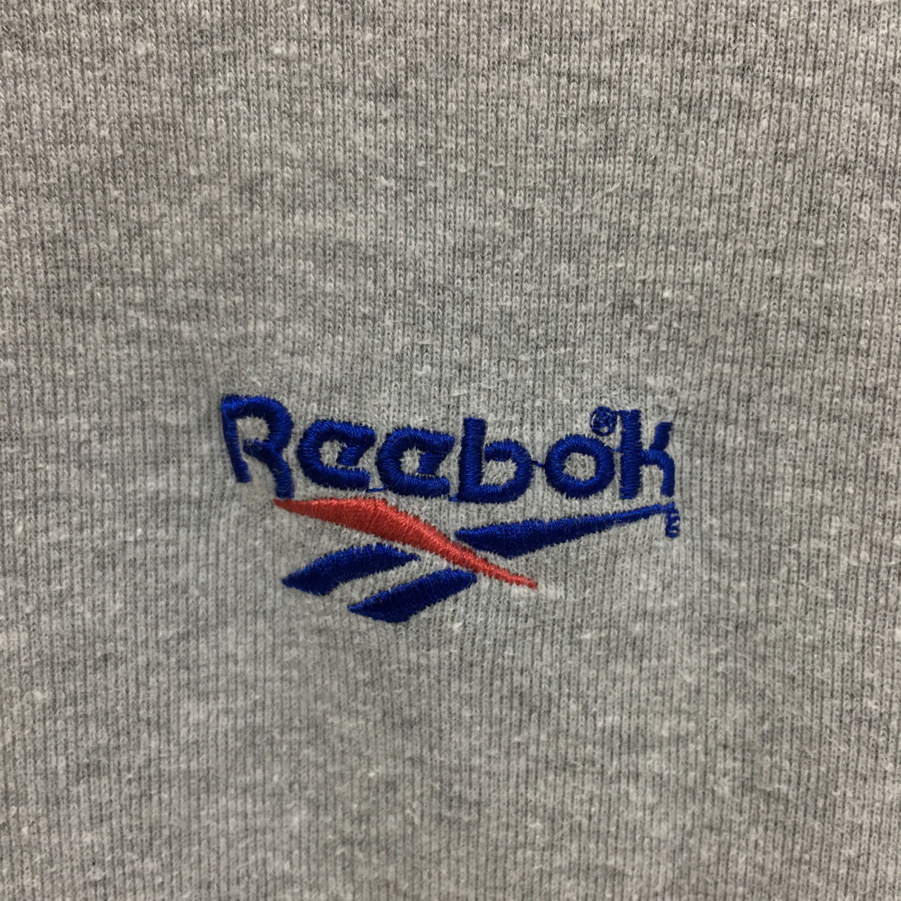 Reebok Vtg REEBOK Sportswear Sweatshirt Jumper Zip Gray Sweater Size M / US 6-8 / IT 42-44 - 5 Thumbnail