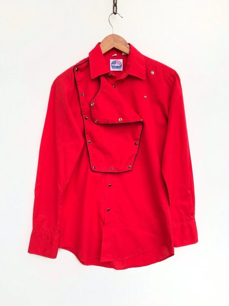 Vintage Vintage Miller Western Shirt Snap Button Cowboy Shirt Size US S / EU 44-46 / 1 - 1 Thumbnail