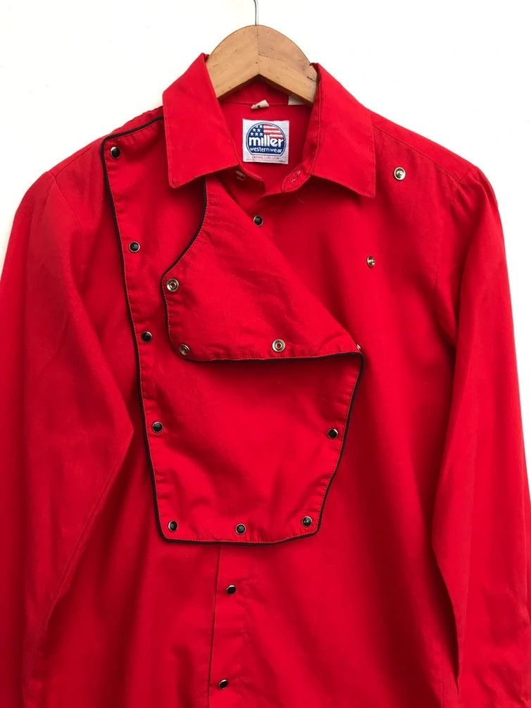Vintage Vintage Miller Western Shirt Snap Button Cowboy Shirt Size US S / EU 44-46 / 1 - 2 Thumbnail