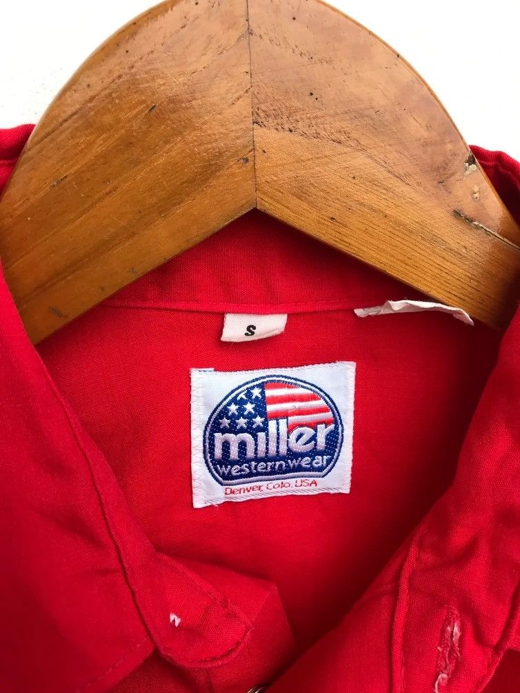 Vintage Vintage Miller Western Shirt Snap Button Cowboy Shirt Size US S / EU 44-46 / 1 - 4 Thumbnail