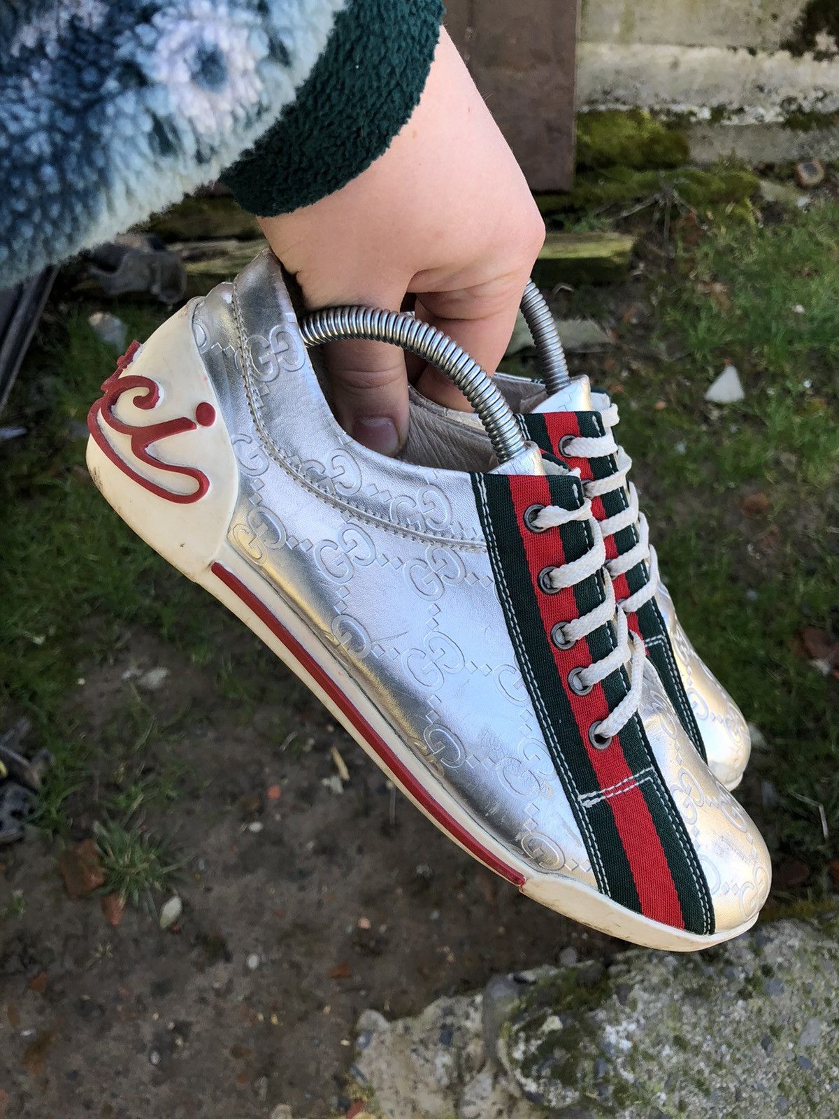 Gucci Gucci Boulevard Beige Ebony Low Top Monogram Sneakers Grailed
